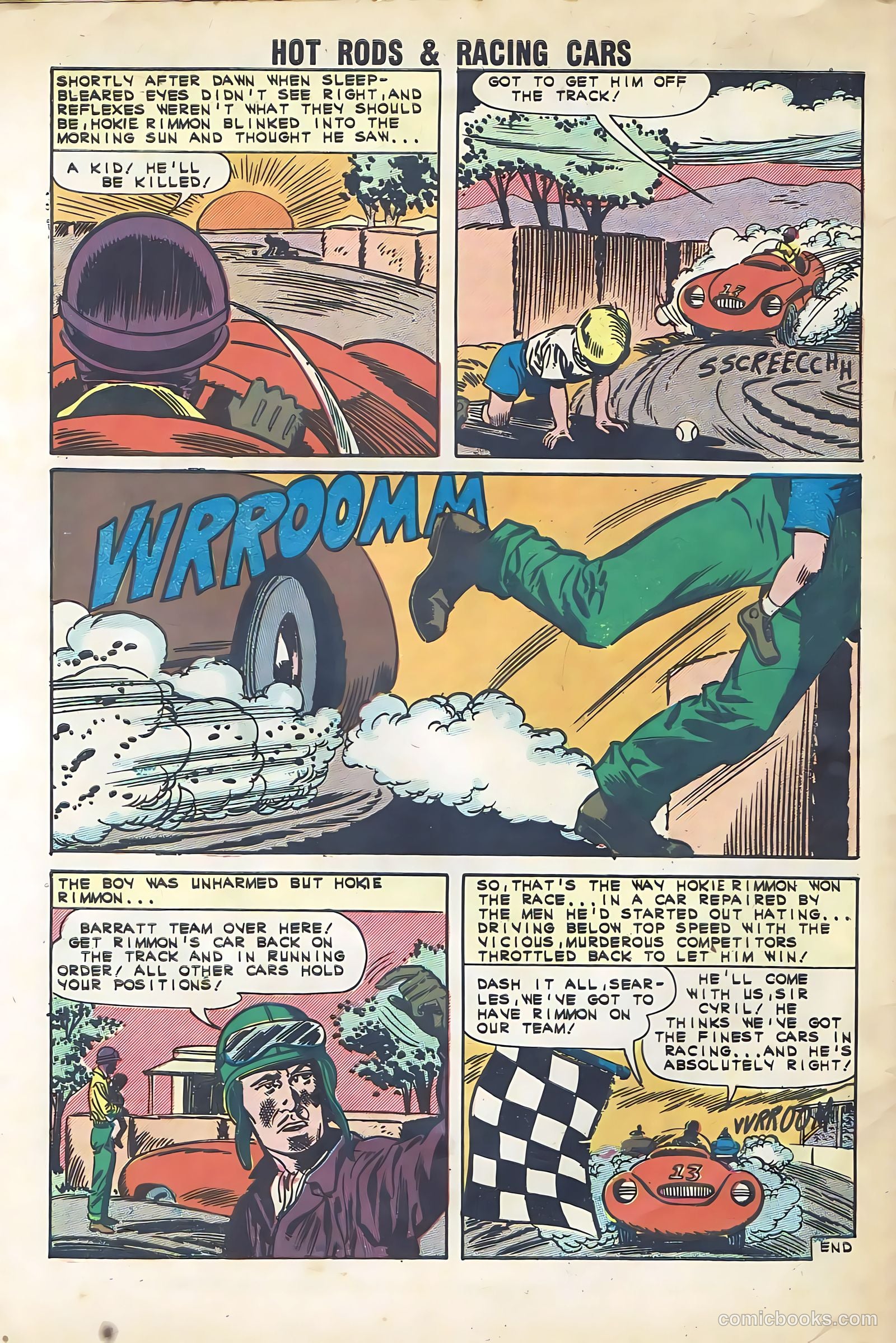 Hot Rods and Racing Cars #55 (1961) — page 32 of 36