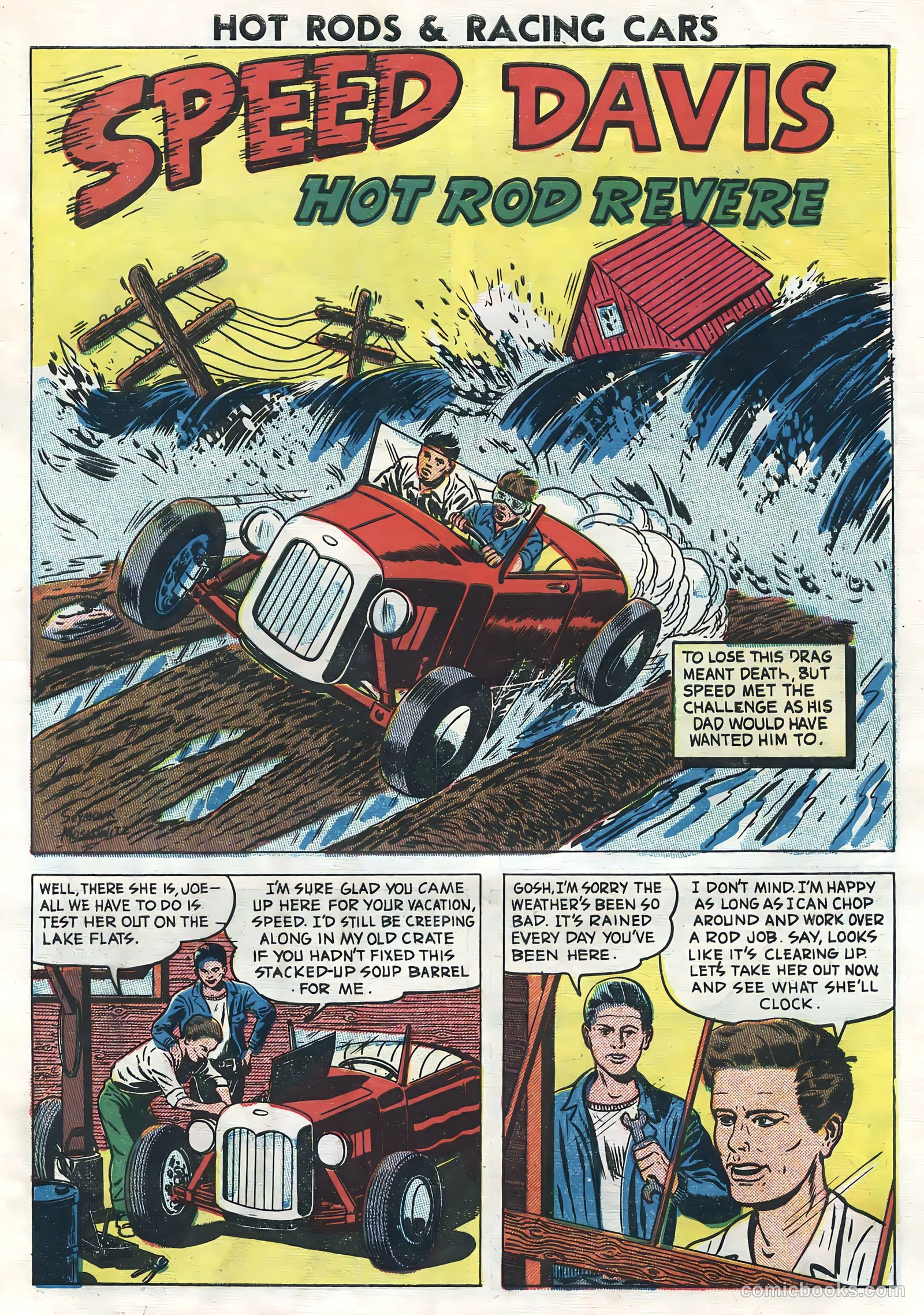 Hot Rods and Racing Cars #6 (1952) — page 3 of 36