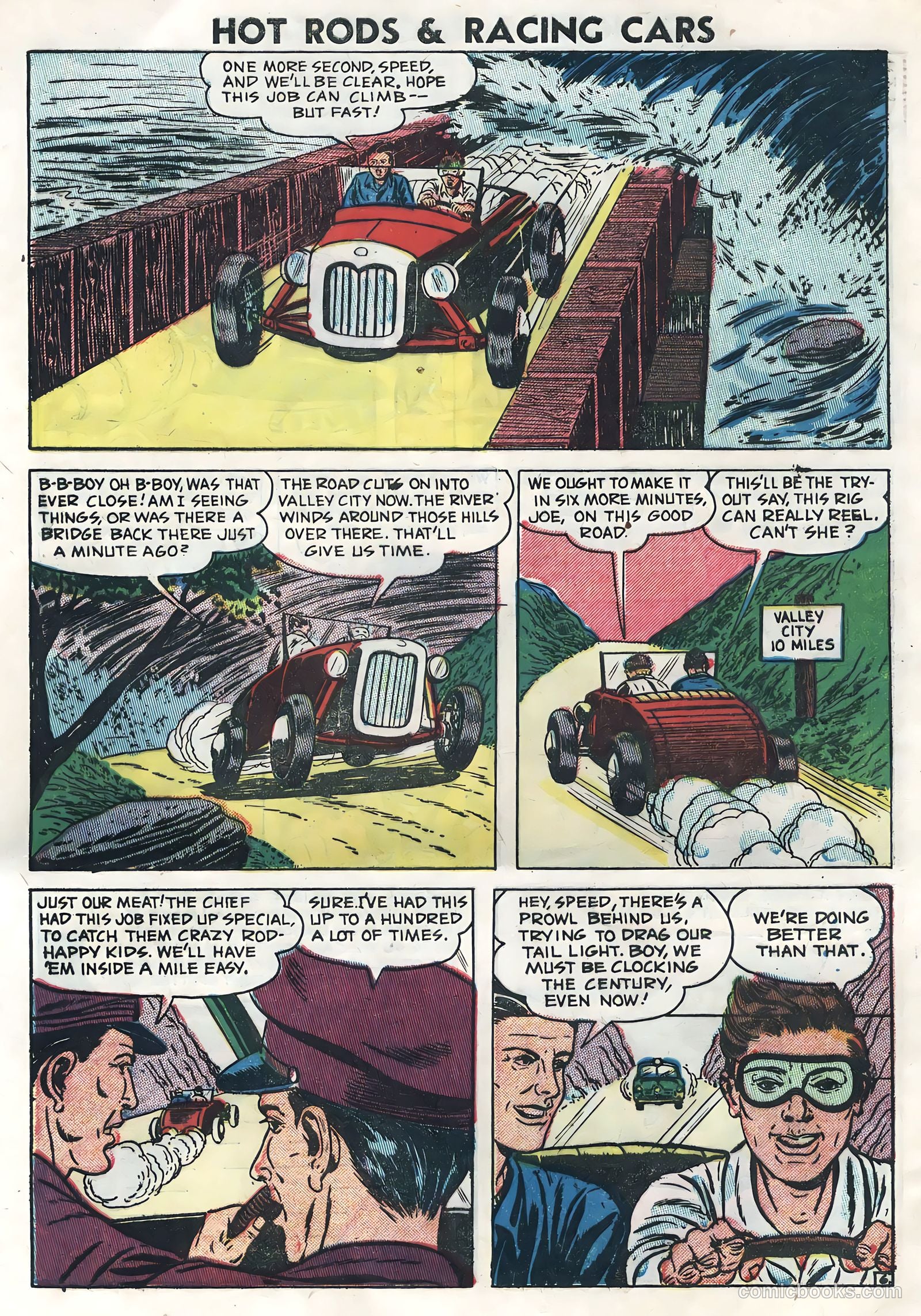 Hot Rods and Racing Cars #6 (1952) — page 8 of 36