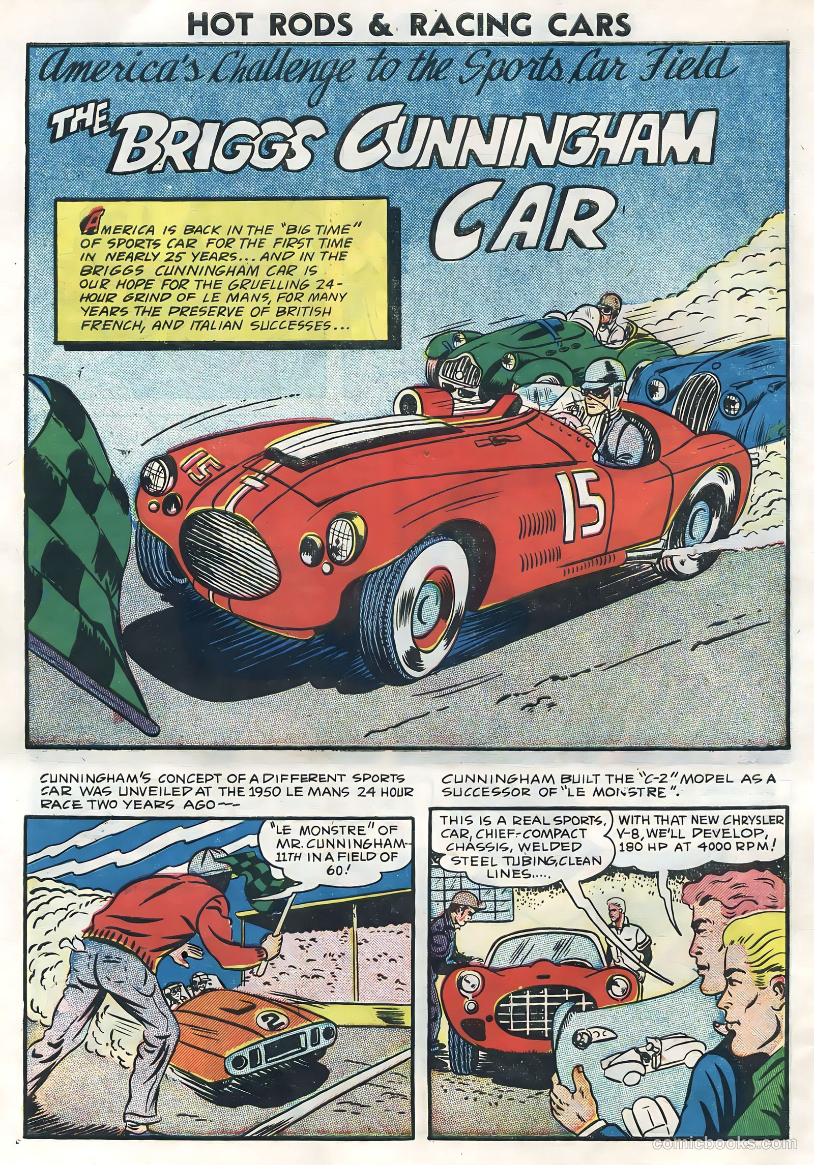 Hot Rods and Racing Cars #6 (1952) — page 10 of 36