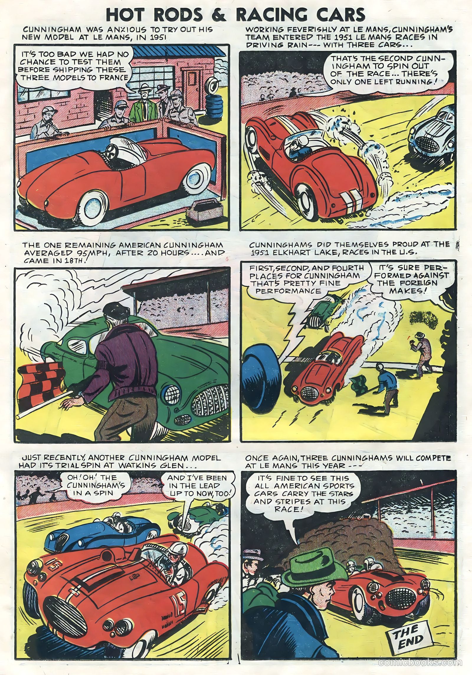Hot Rods and Racing Cars #6 (1952) — page 11 of 36