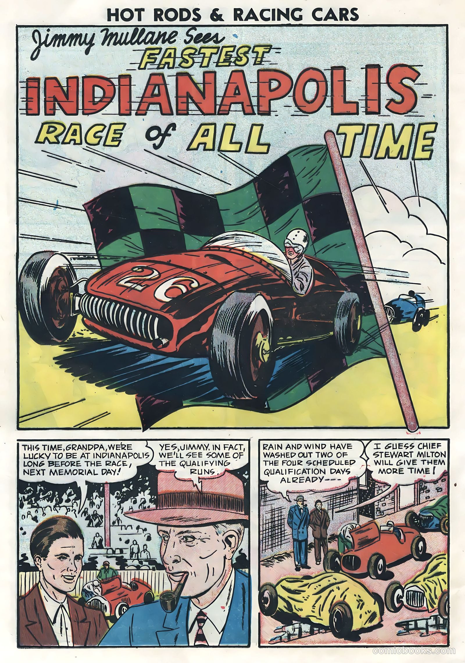 Hot Rods and Racing Cars #6 (1952) — page 12 of 36