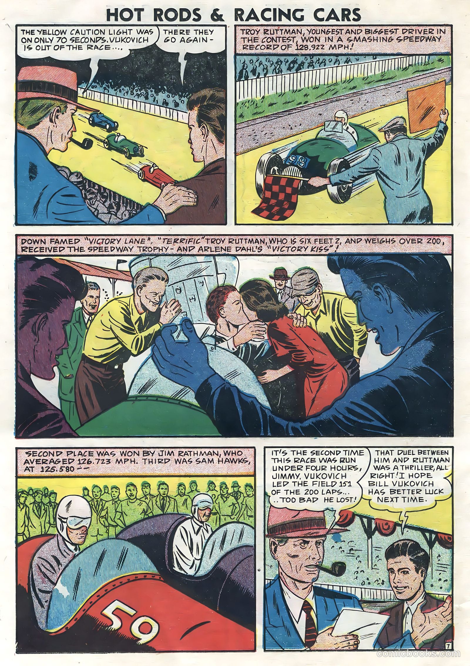 Hot Rods and Racing Cars #6 (1952) — page 18 of 36