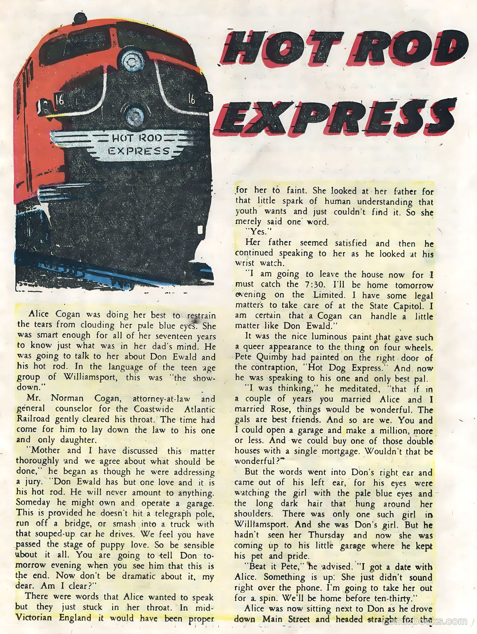 Hot Rods and Racing Cars #6 (1952) — page 19 of 36