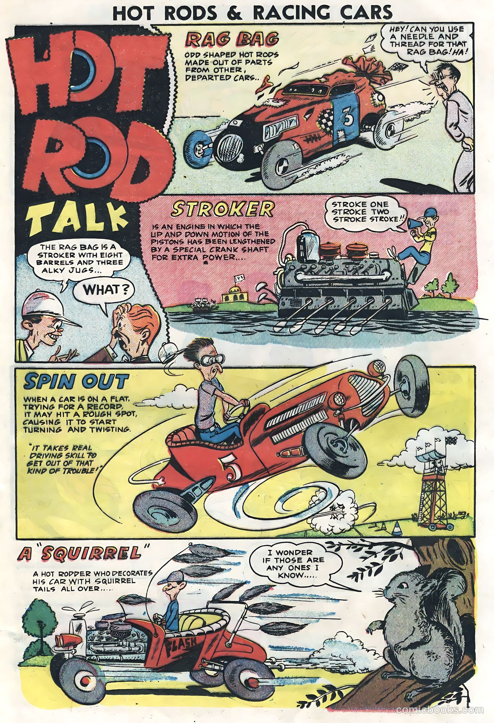 Hot Rods and Racing Cars #6 (1952) — page 21 of 36