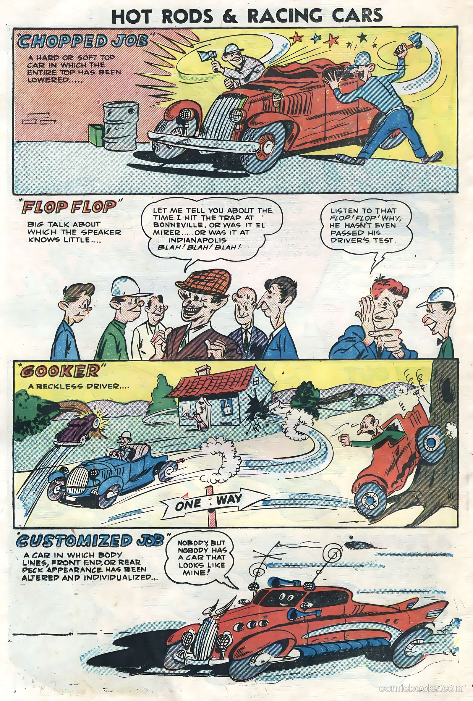 Hot Rods and Racing Cars #6 (1952) — page 22 of 36