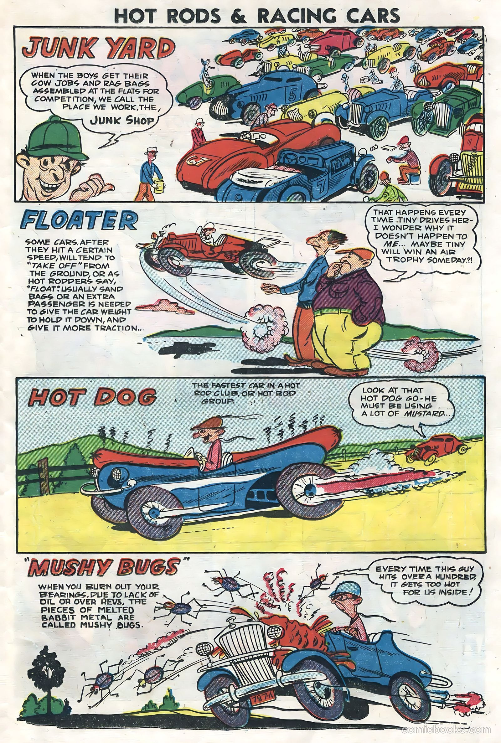 Hot Rods and Racing Cars #6 (1952) — page 23 of 36