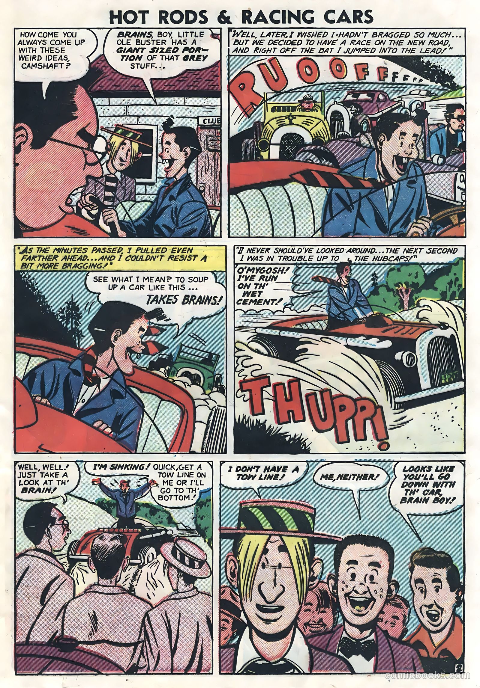 Hot Rods and Racing Cars #6 (1952) — page 25 of 36