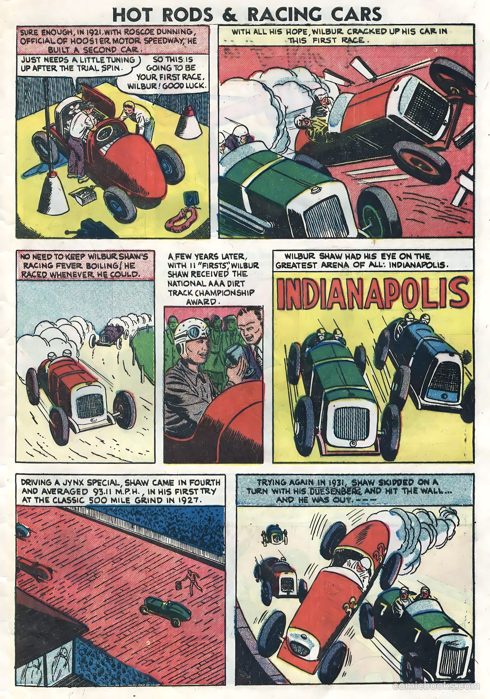 Hot Rods and Racing Cars #6 (1952) — page 29 of 36