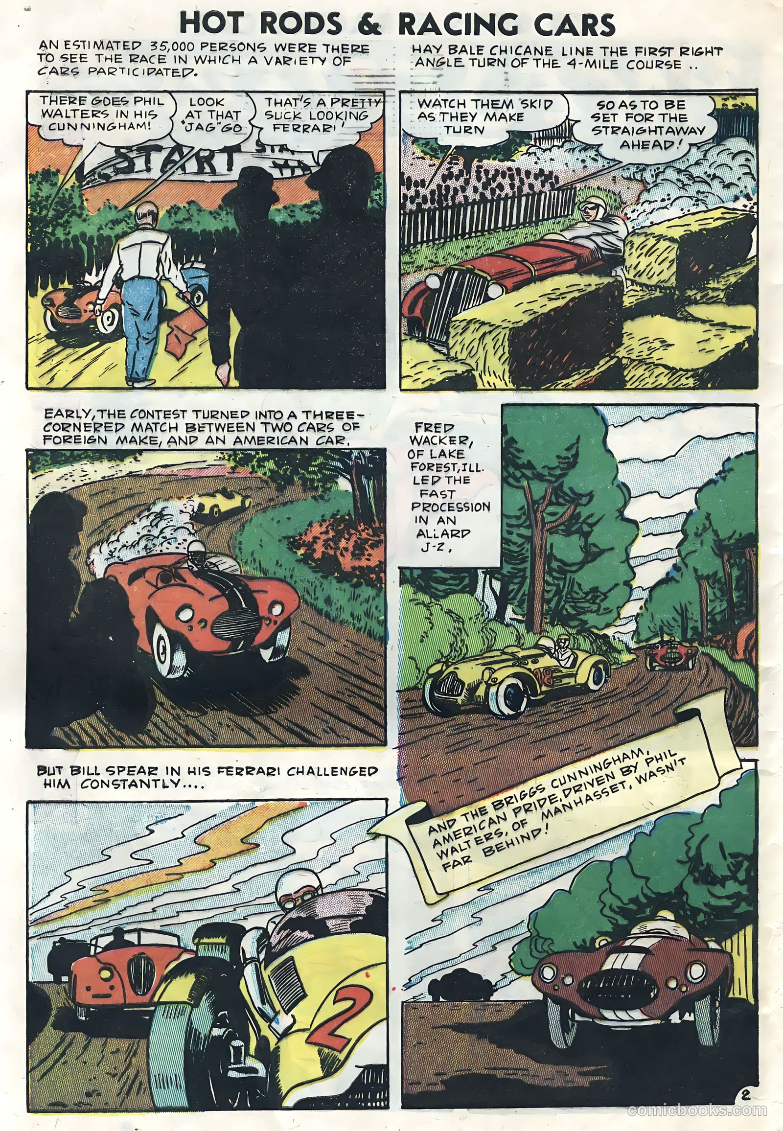 Hot Rods and Racing Cars #6 (1952) — page 32 of 36