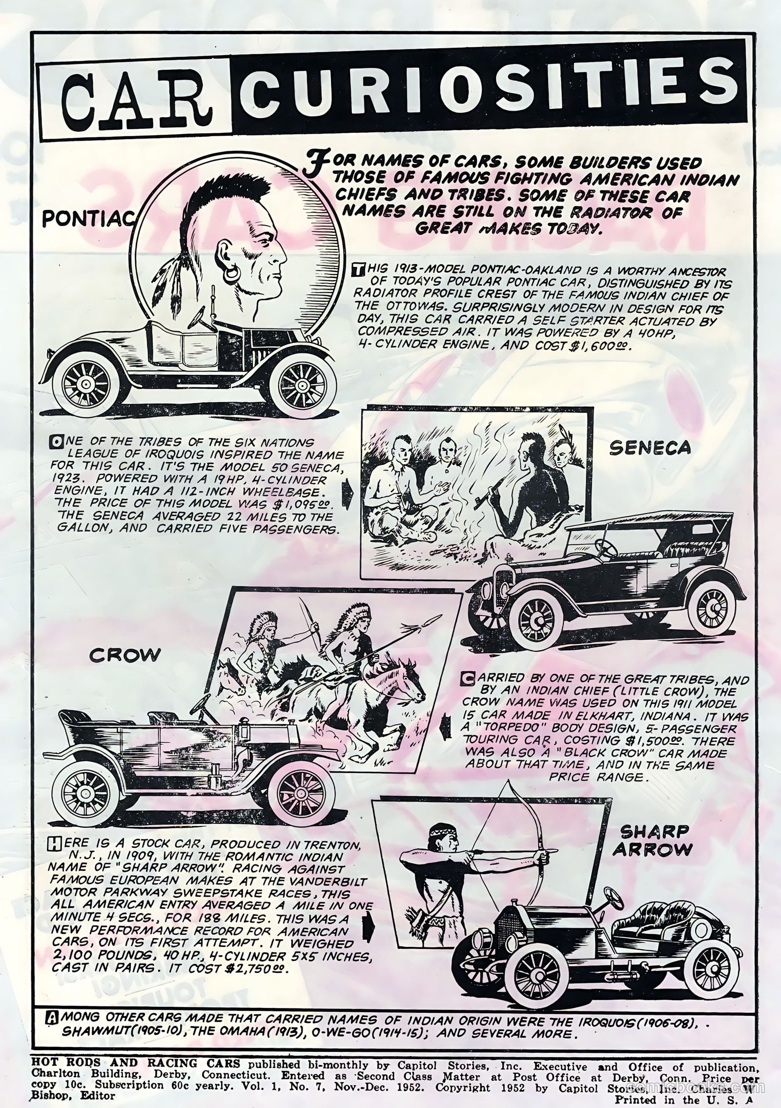 Hot Rods and Racing Cars #7 (1952) — page 2 of 36