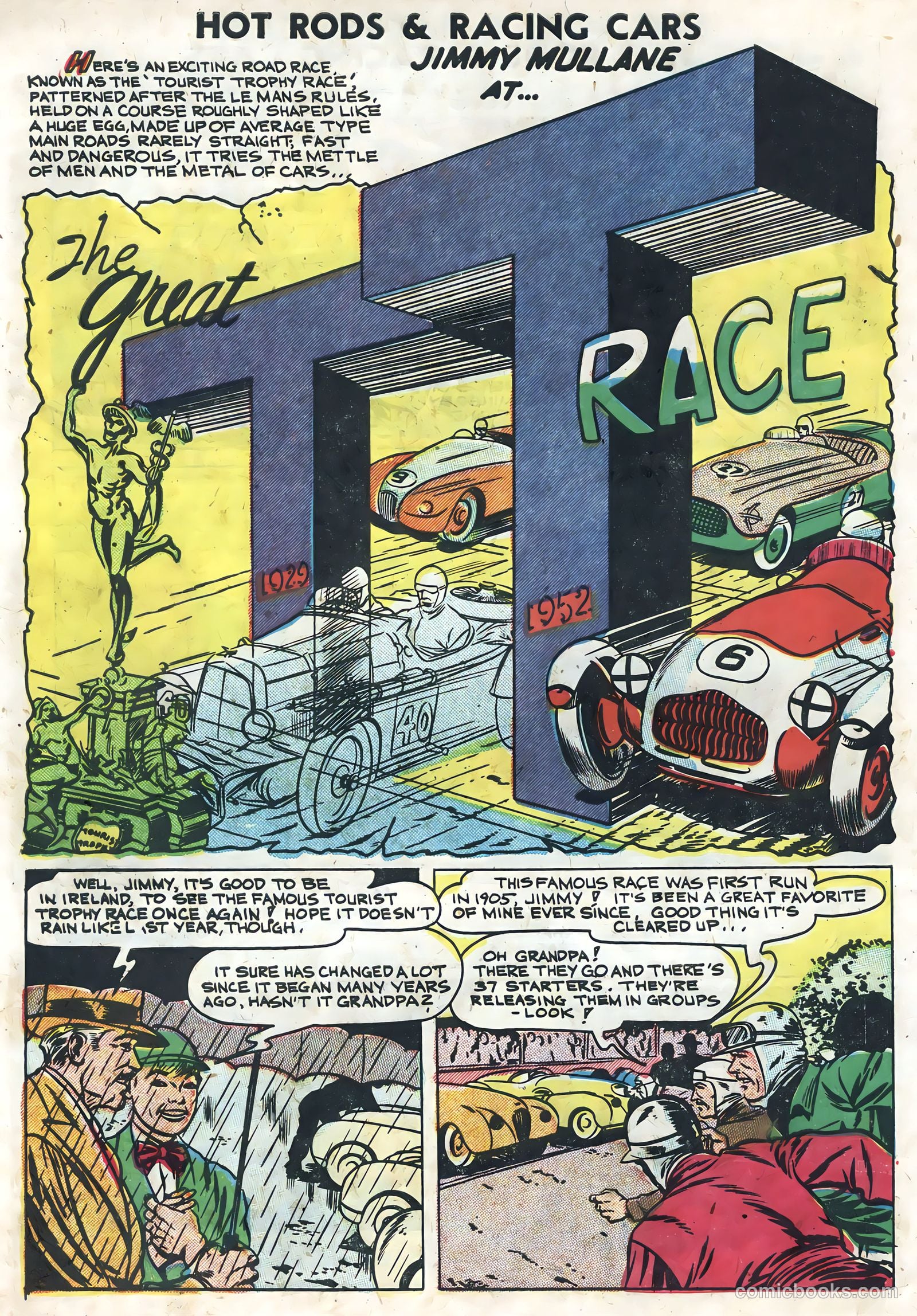Hot Rods and Racing Cars #7 (1952) — page 10 of 36