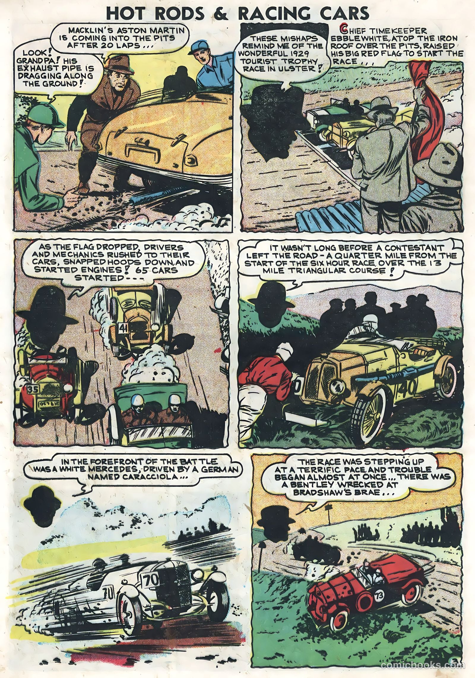 Hot Rods and Racing Cars #7 (1952) — page 12 of 36