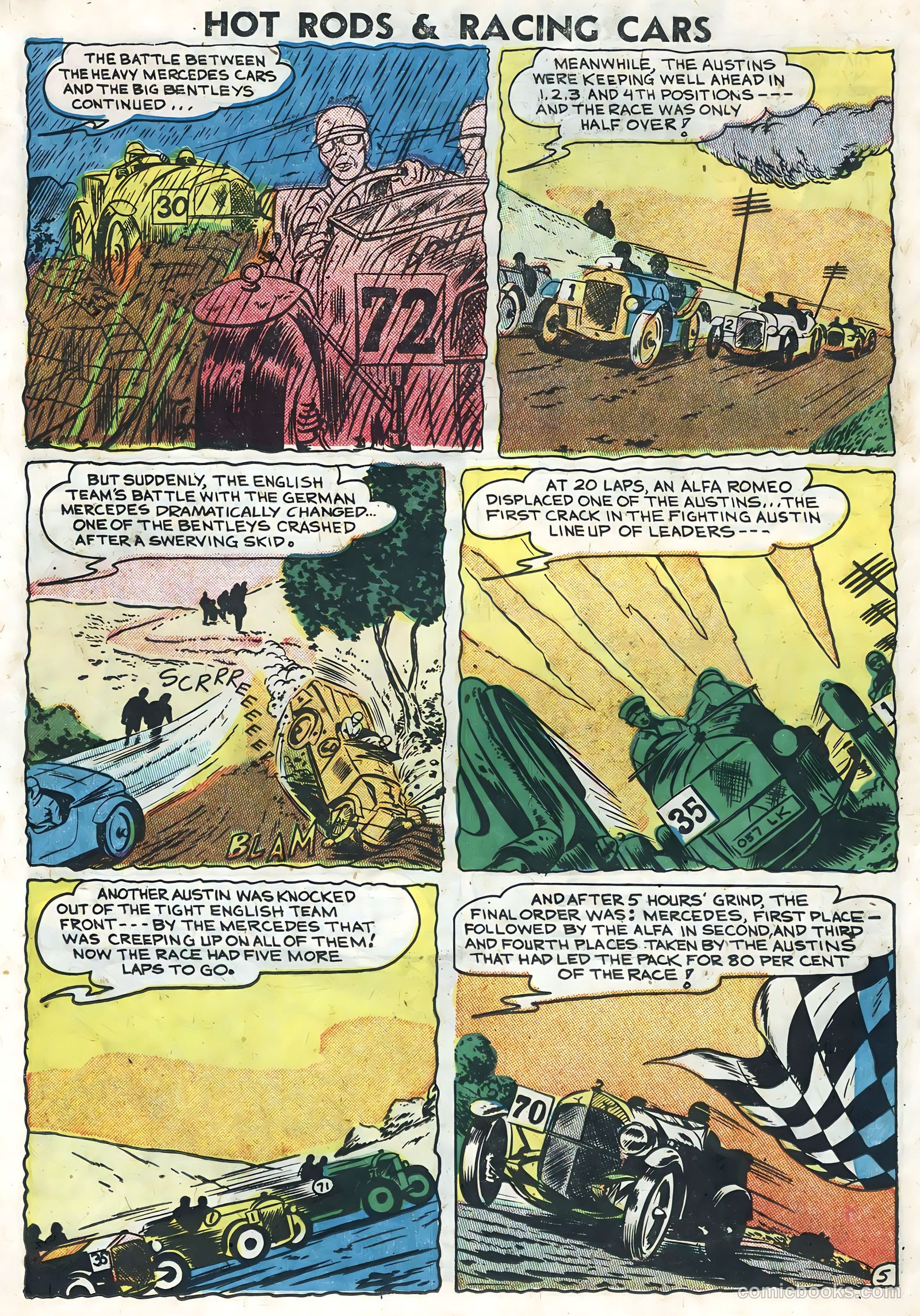 Hot Rods and Racing Cars #7 (1952) — page 14 of 36