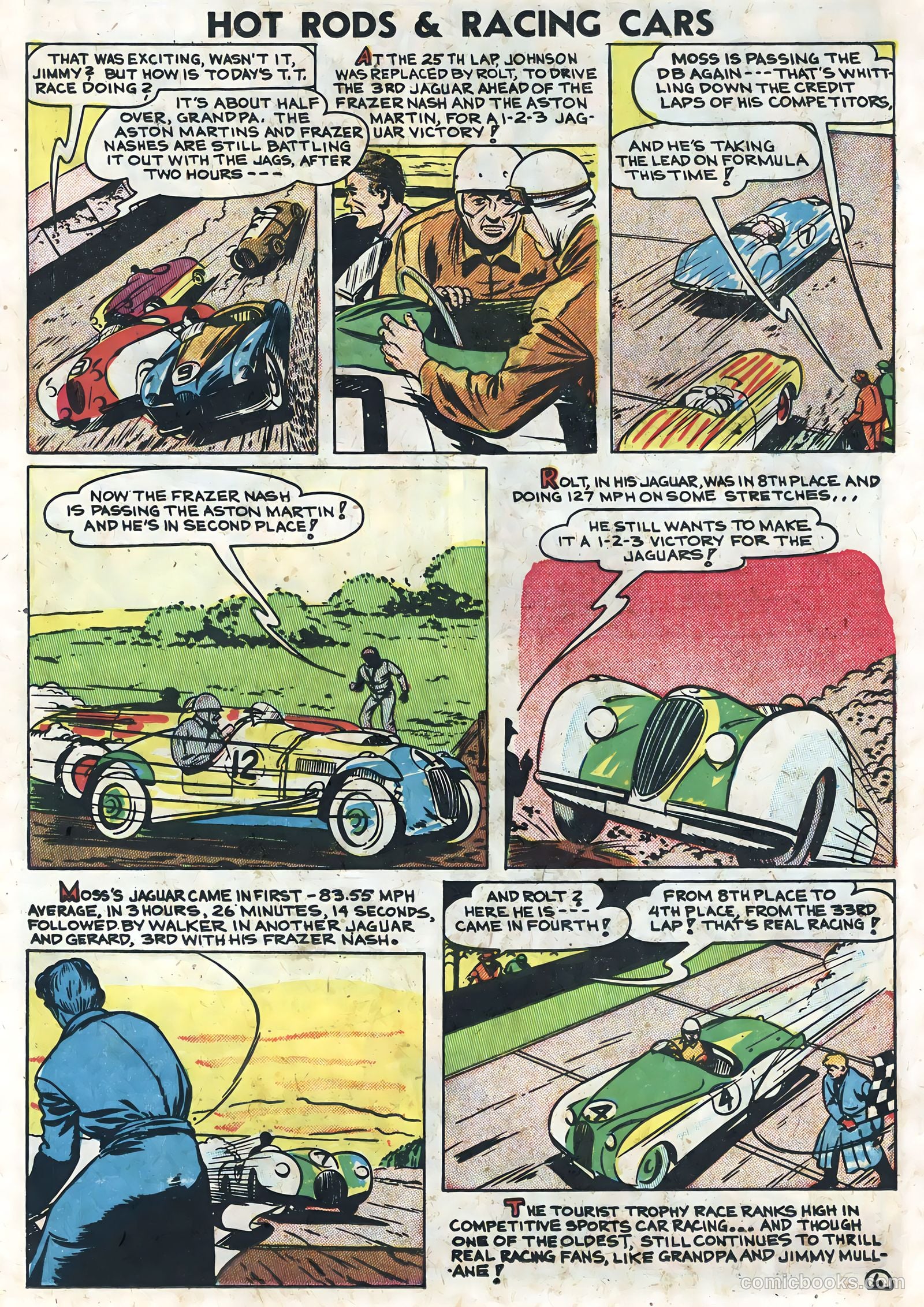 Hot Rods and Racing Cars #7 (1952) — page 15 of 36