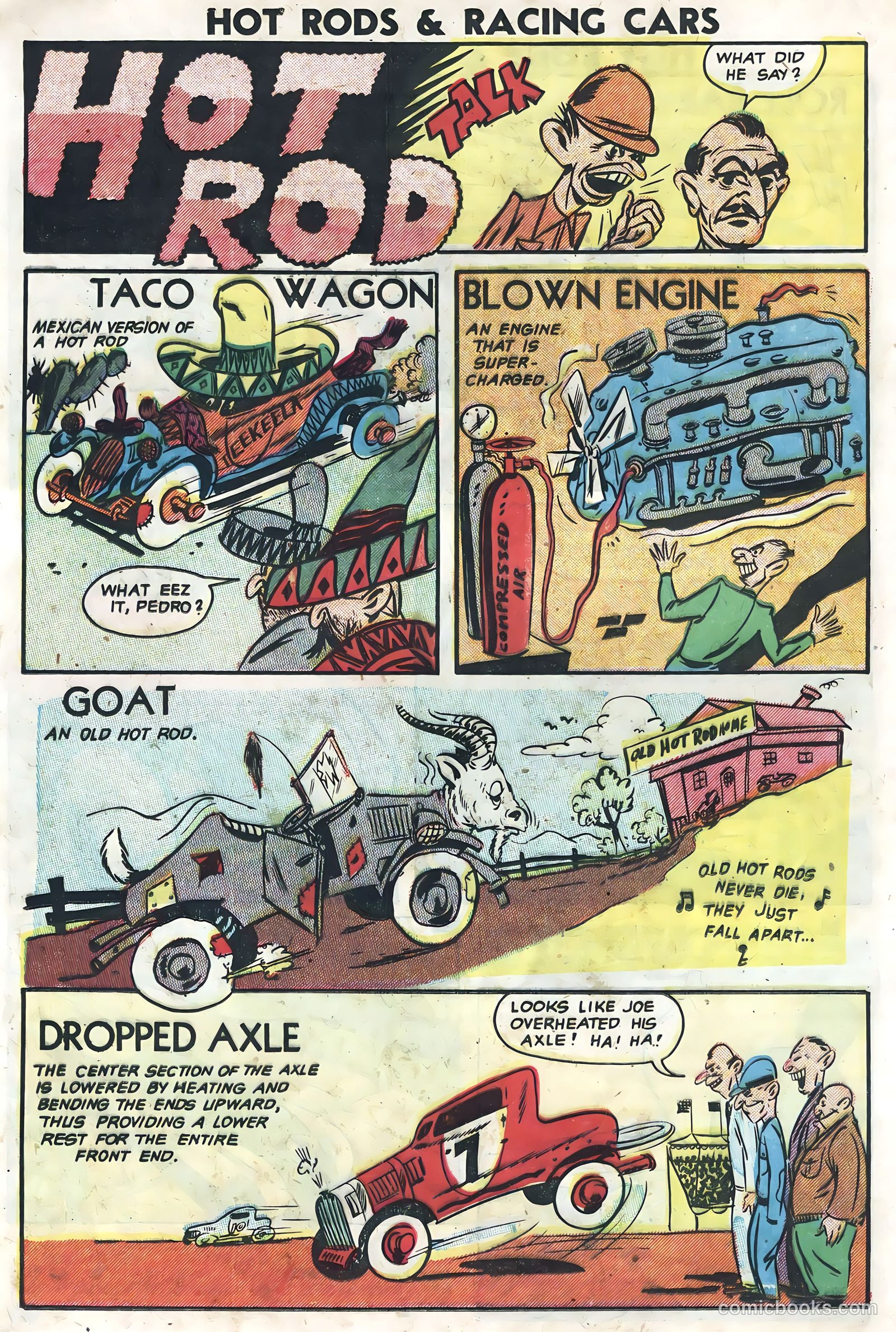Hot Rods and Racing Cars #7 (1952) — page 16 of 36