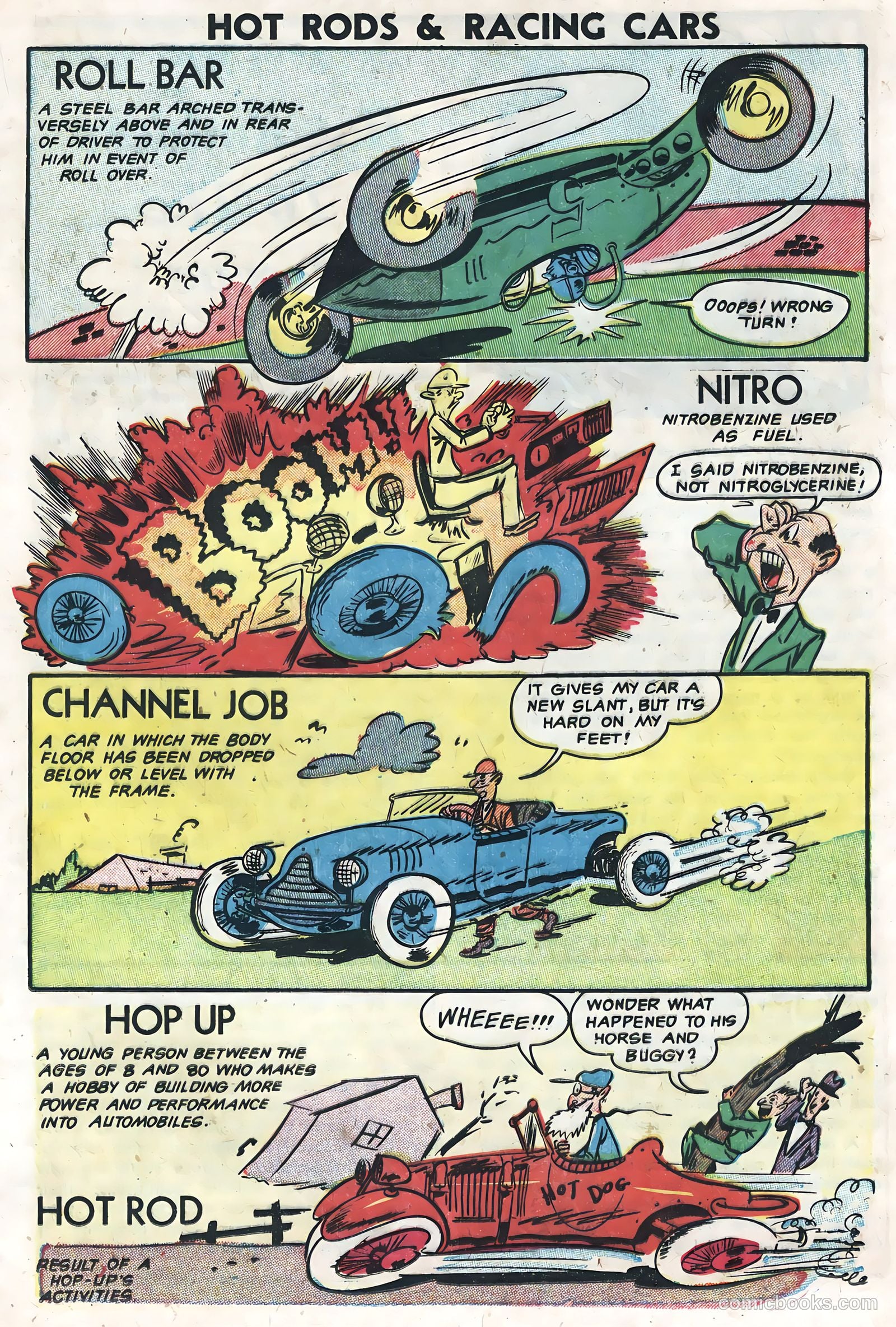 Hot Rods and Racing Cars #7 (1952) — page 17 of 36