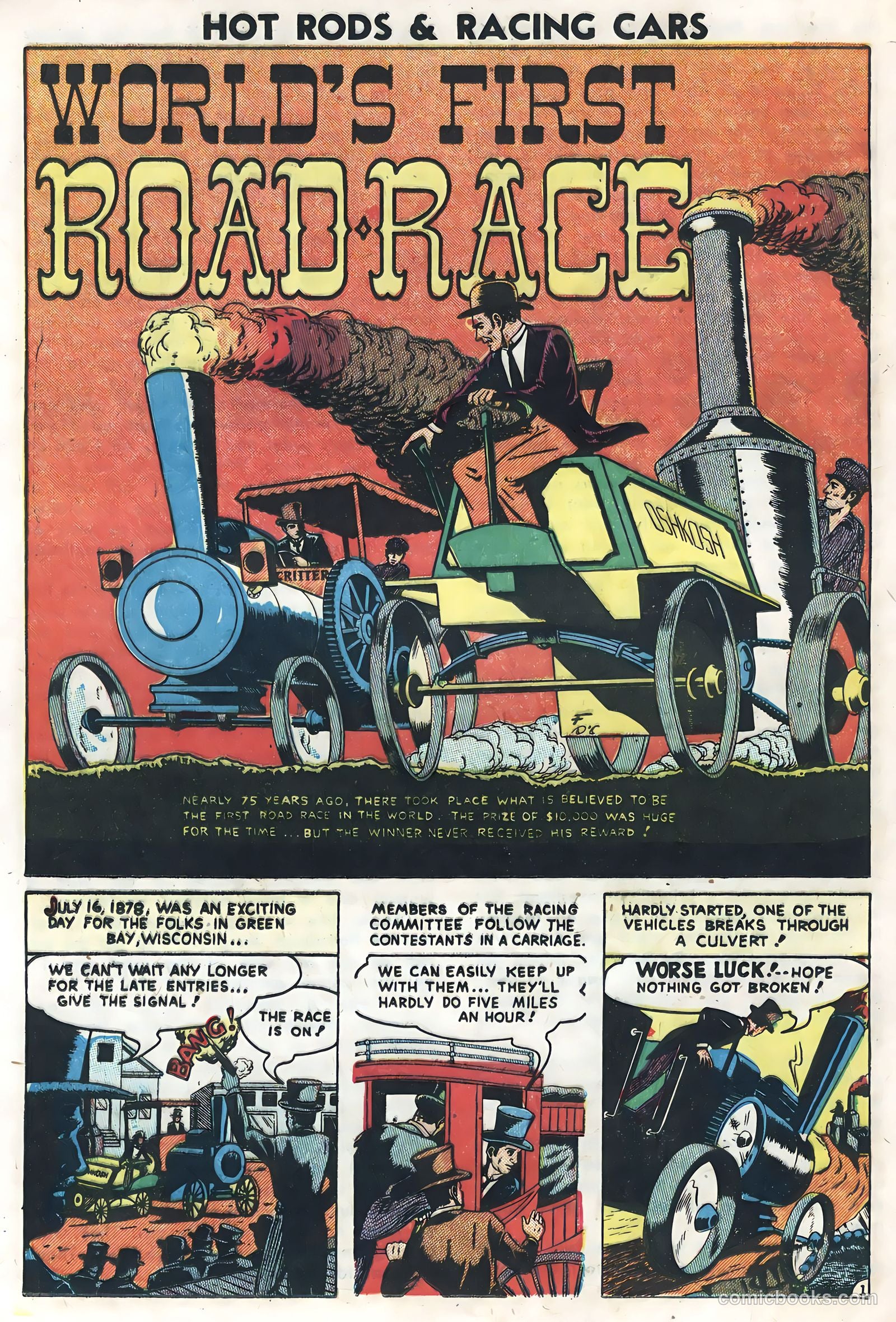 Hot Rods and Racing Cars #7 (1952) — page 20 of 36