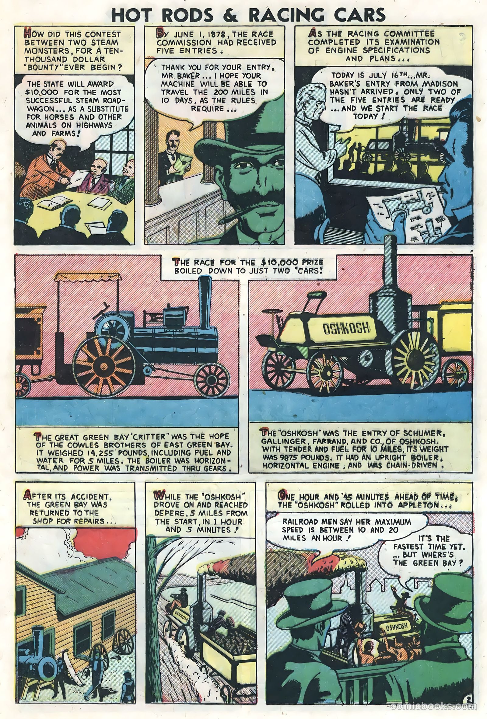 Hot Rods and Racing Cars #7 (1952) — page 21 of 36