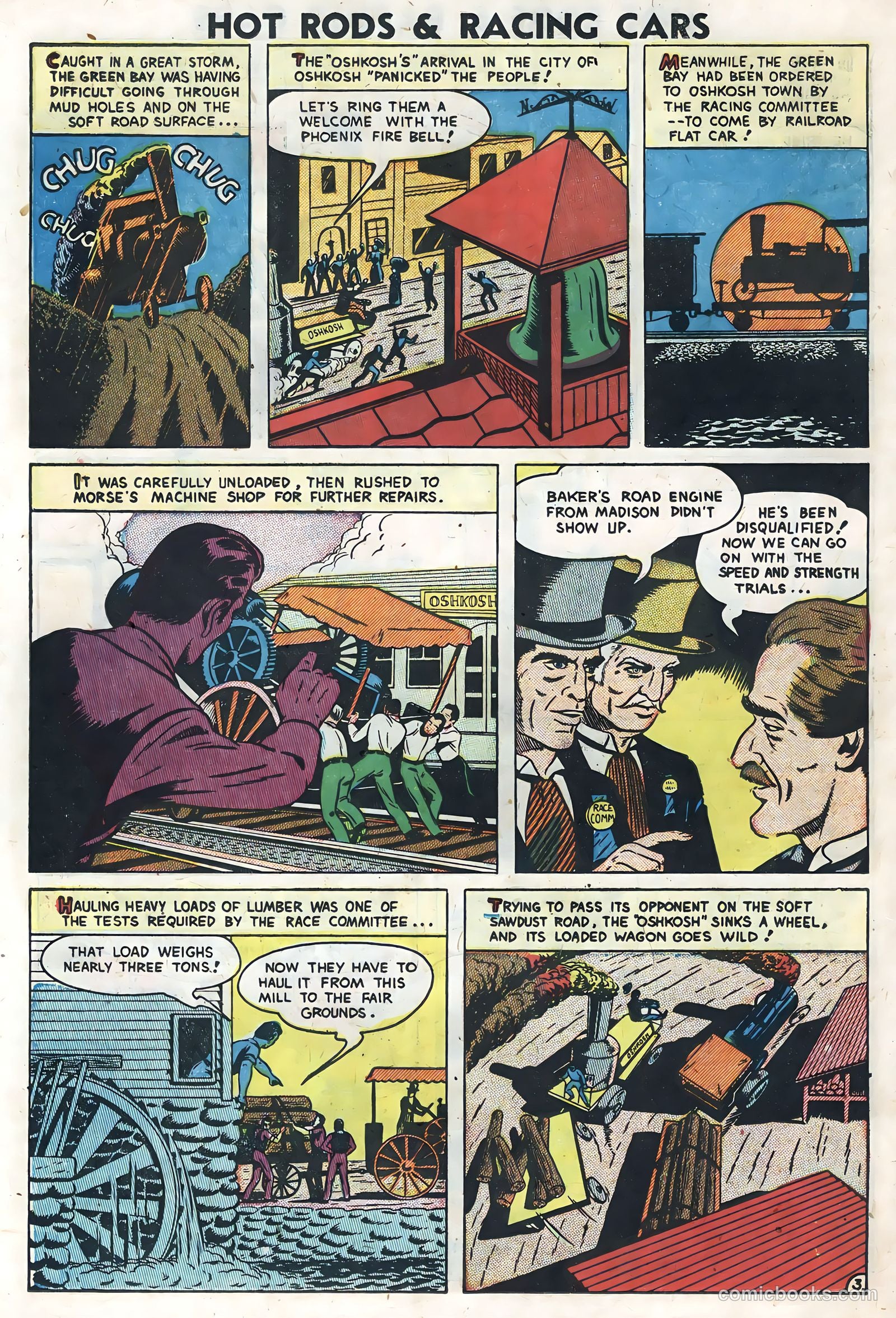 Hot Rods and Racing Cars #7 (1952) — page 22 of 36