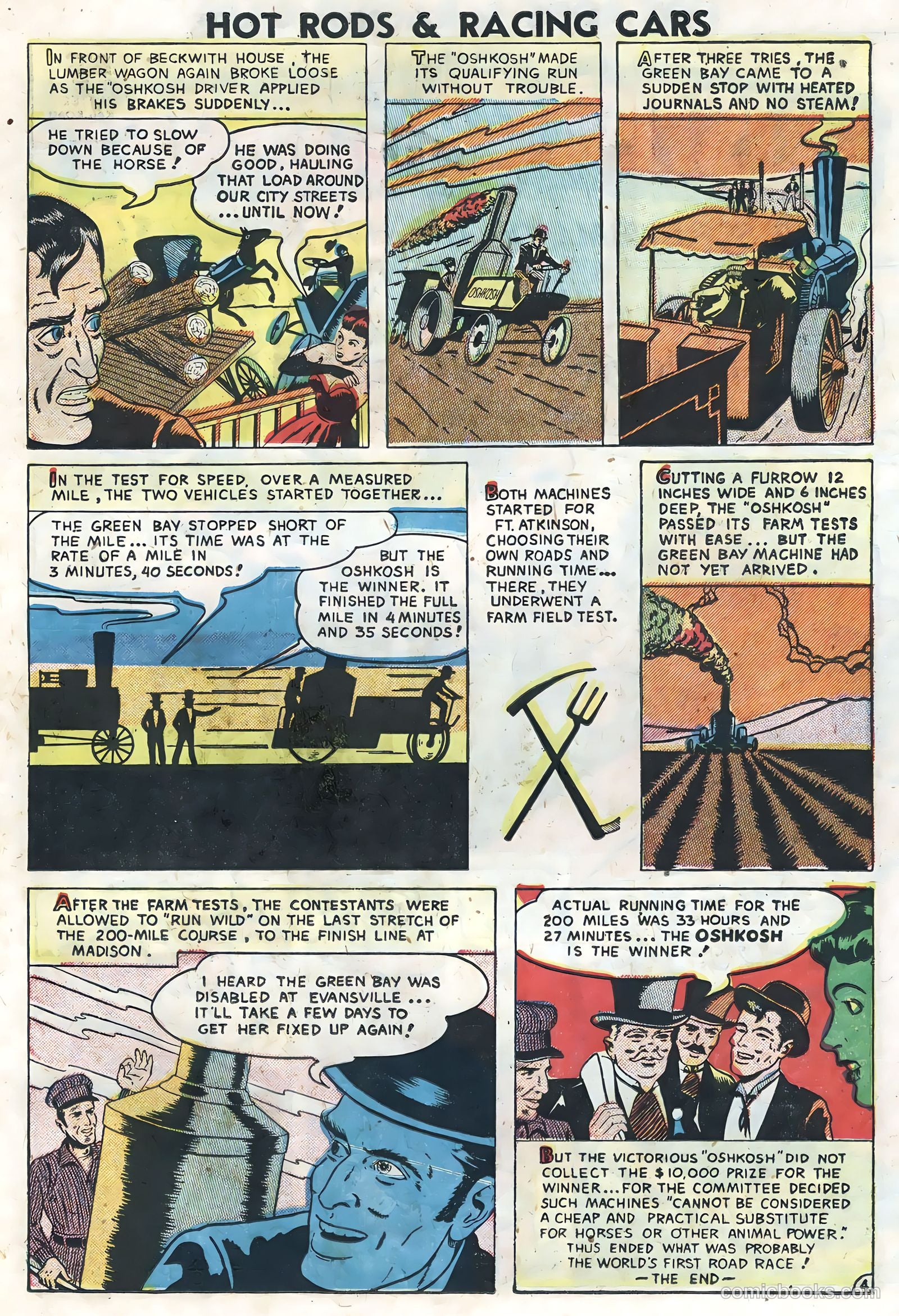 Hot Rods and Racing Cars #7 (1952) — page 23 of 36