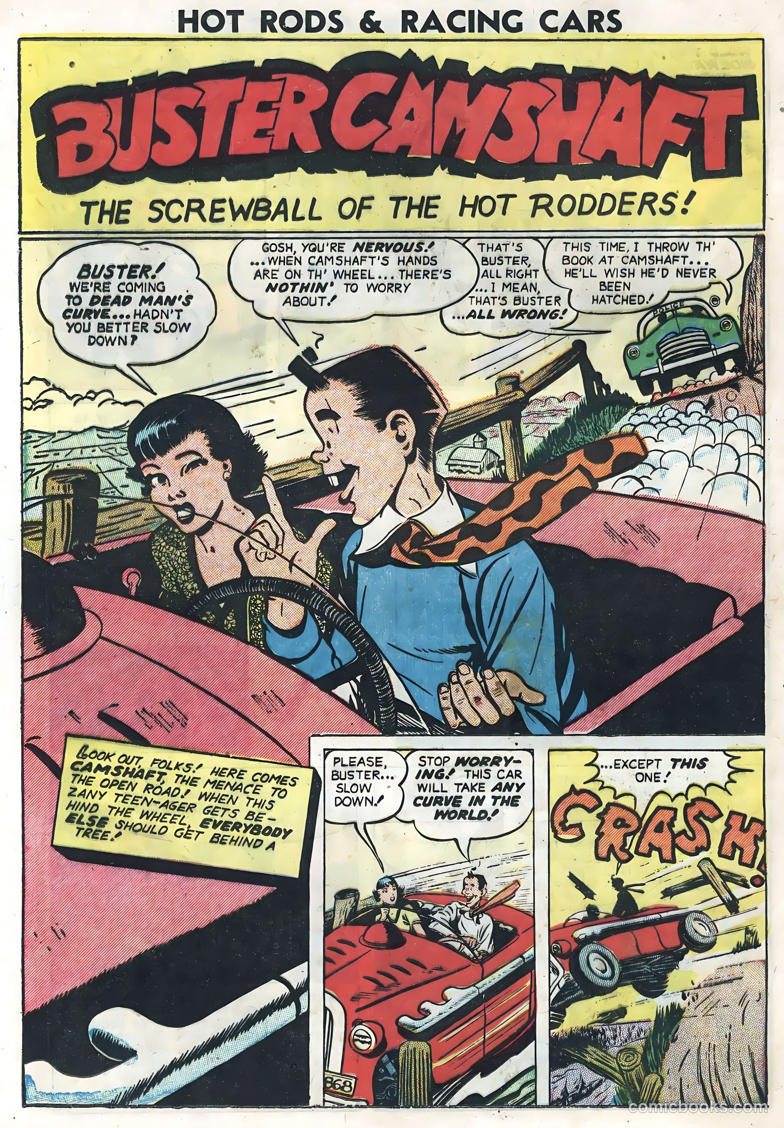 Hot Rods and Racing Cars #7 (1952) — page 24 of 36