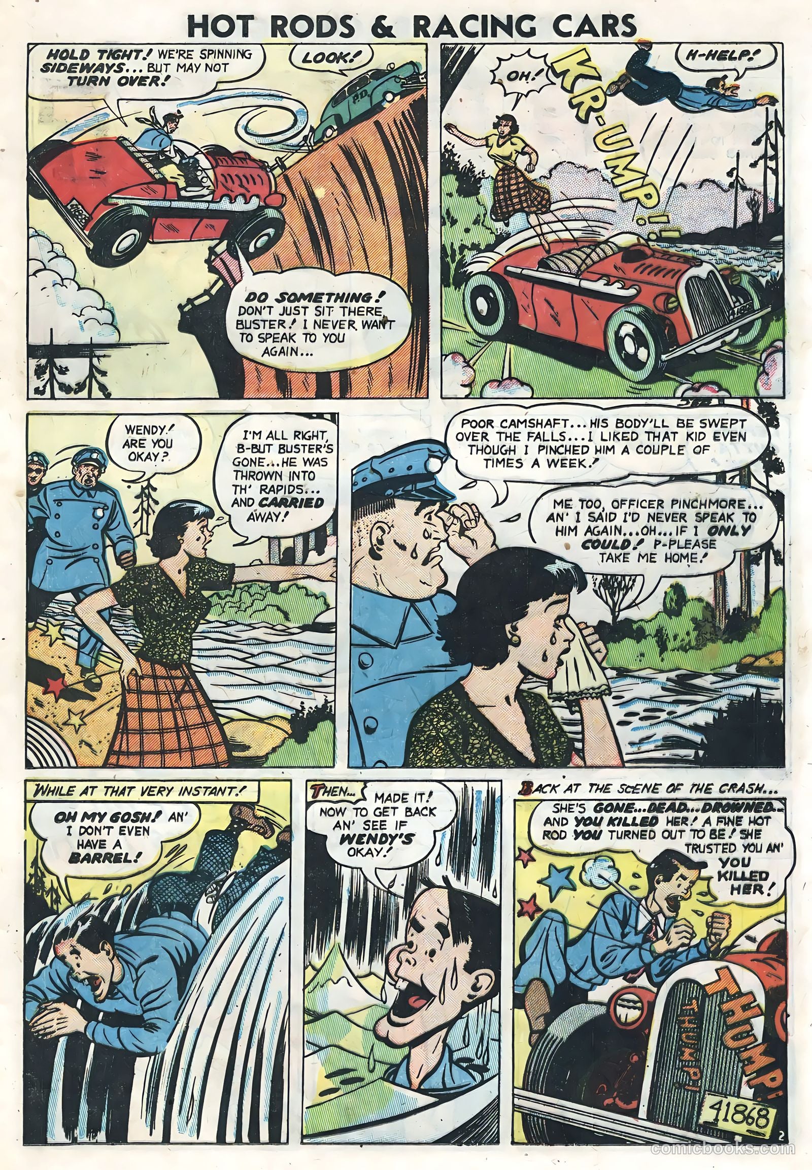 Hot Rods and Racing Cars #7 (1952) — page 25 of 36