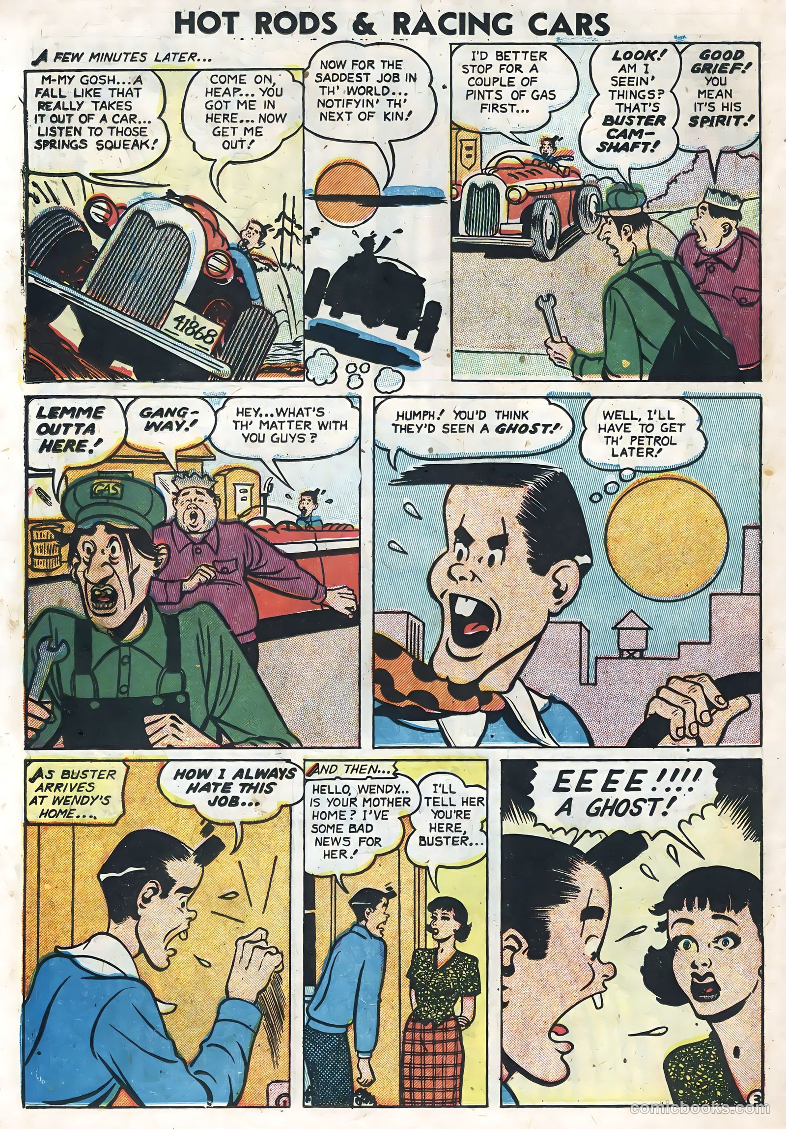 Hot Rods and Racing Cars #7 (1952) — page 26 of 36