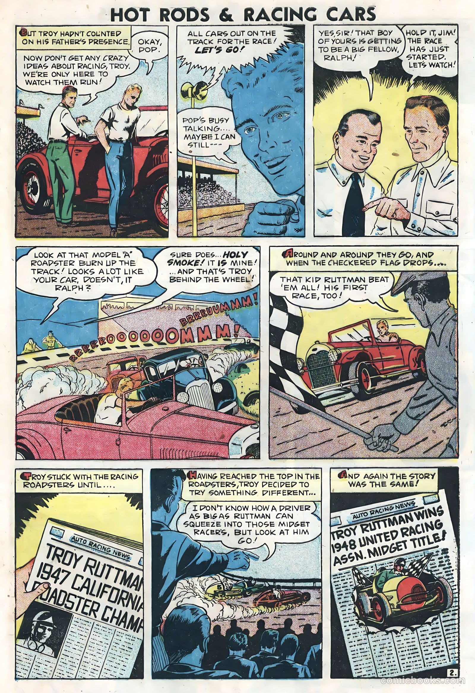 Hot Rods and Racing Cars #7 (1952) — page 29 of 36