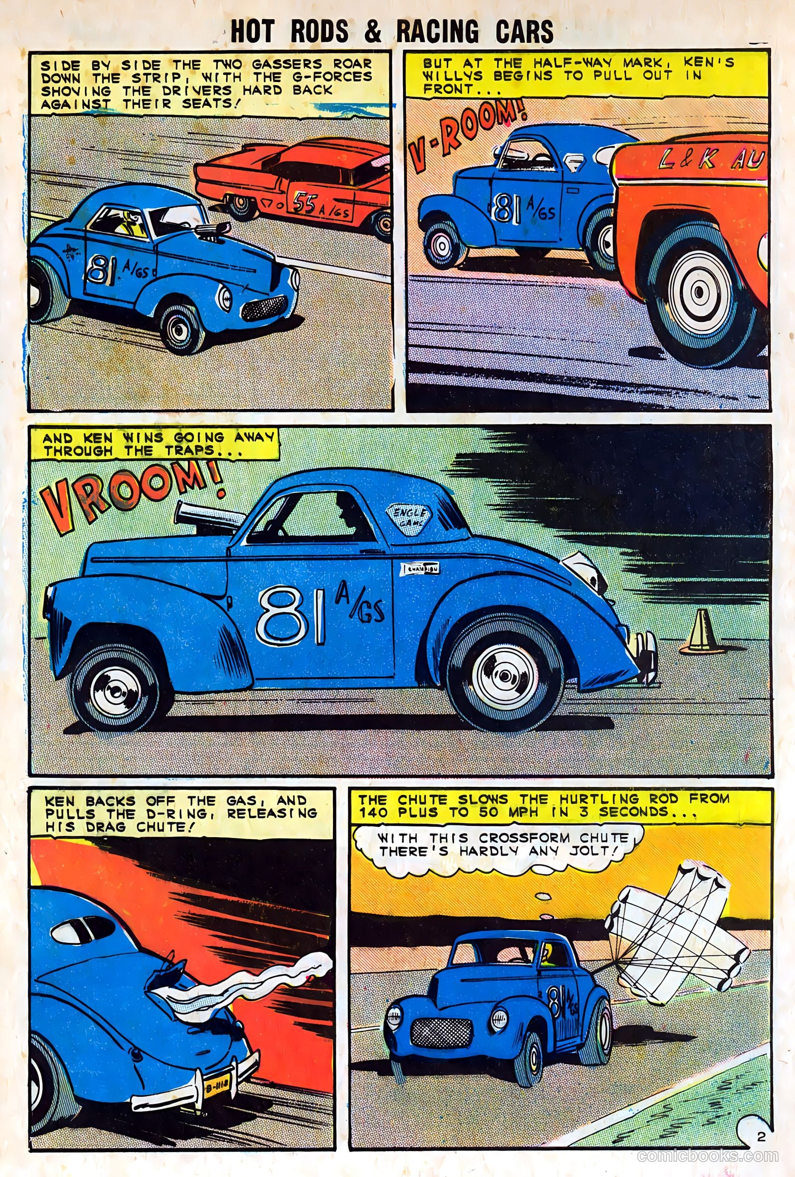 Hot Rods and Racing Cars #70 (1964) — page 4 of 36