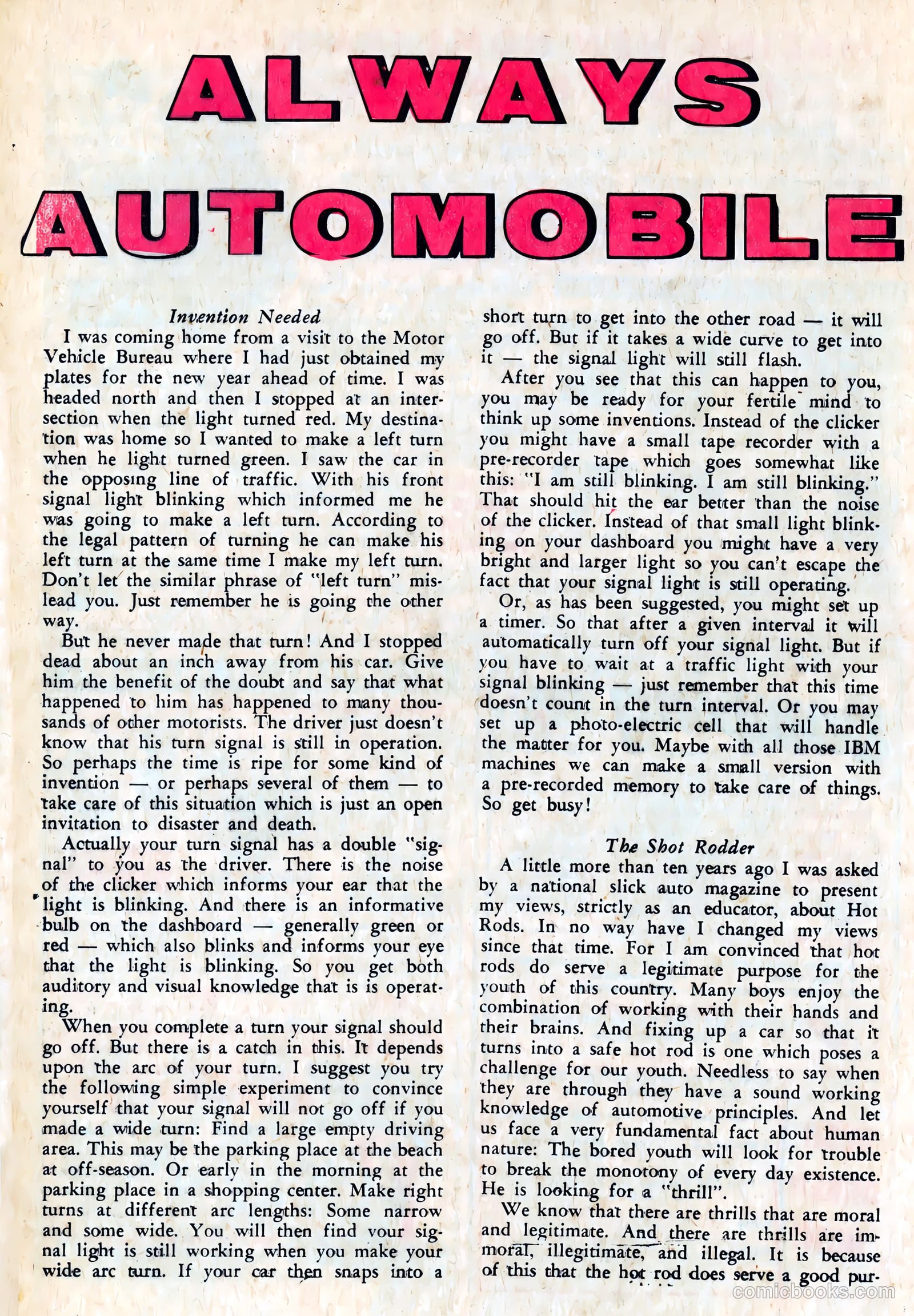 Hot Rods and Racing Cars #70 (1964) — page 16 of 36