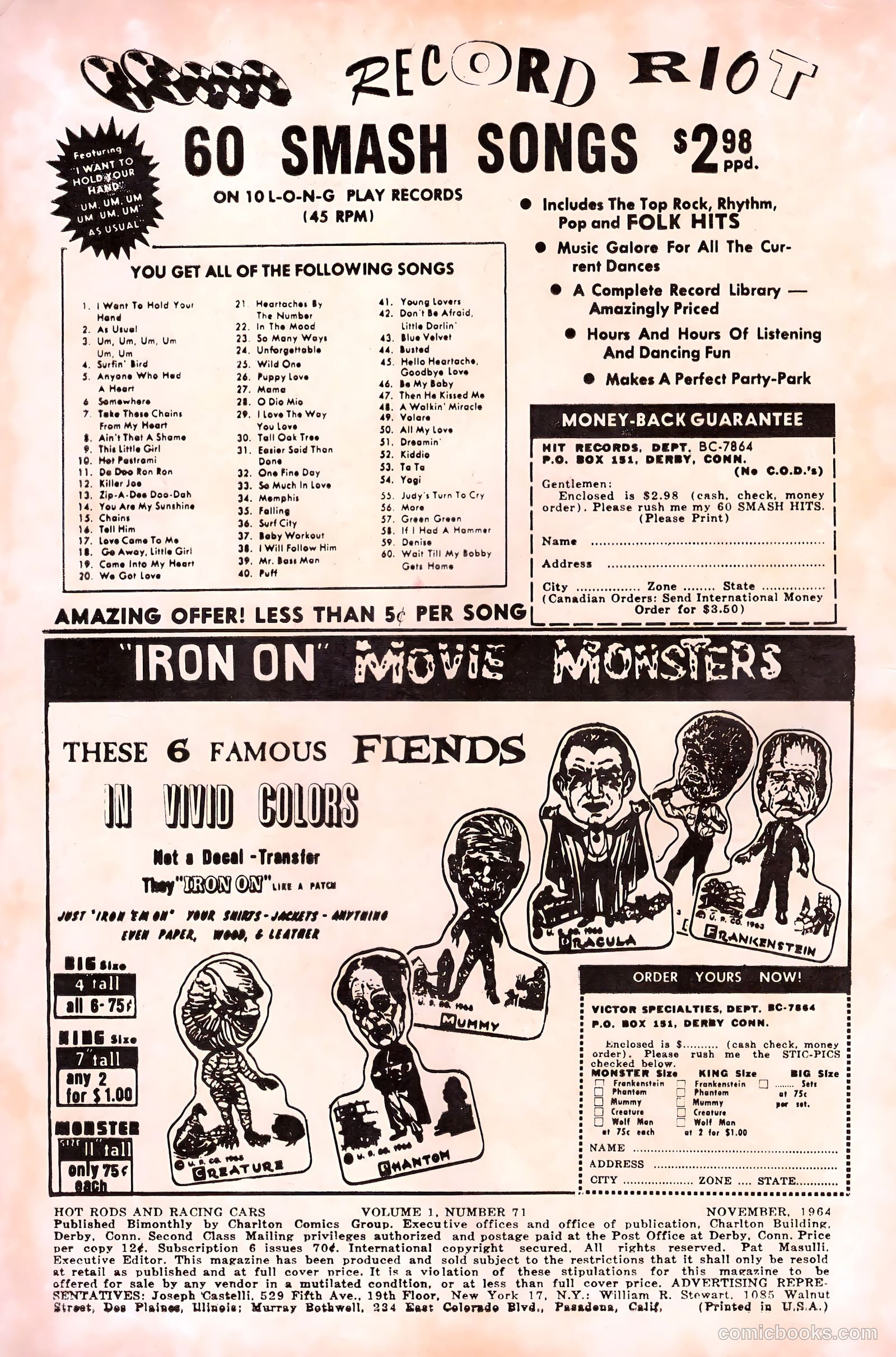 Hot Rods and Racing Cars #71 (1964) — page 2 of 36