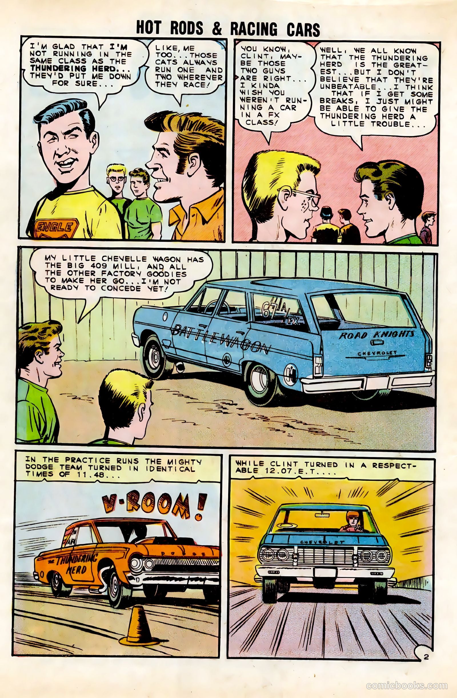 Hot Rods and Racing Cars #74 (1965) — page 4 of 36