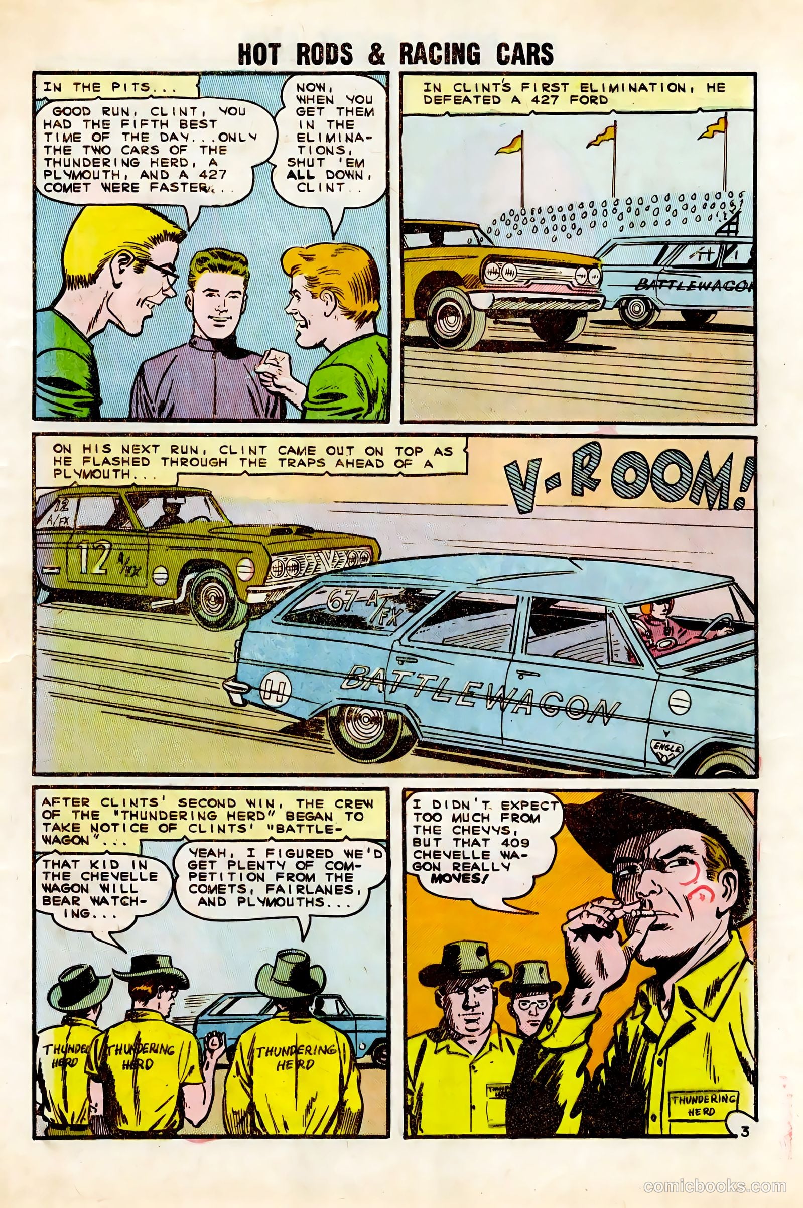Hot Rods and Racing Cars #74 (1965) — page 5 of 36
