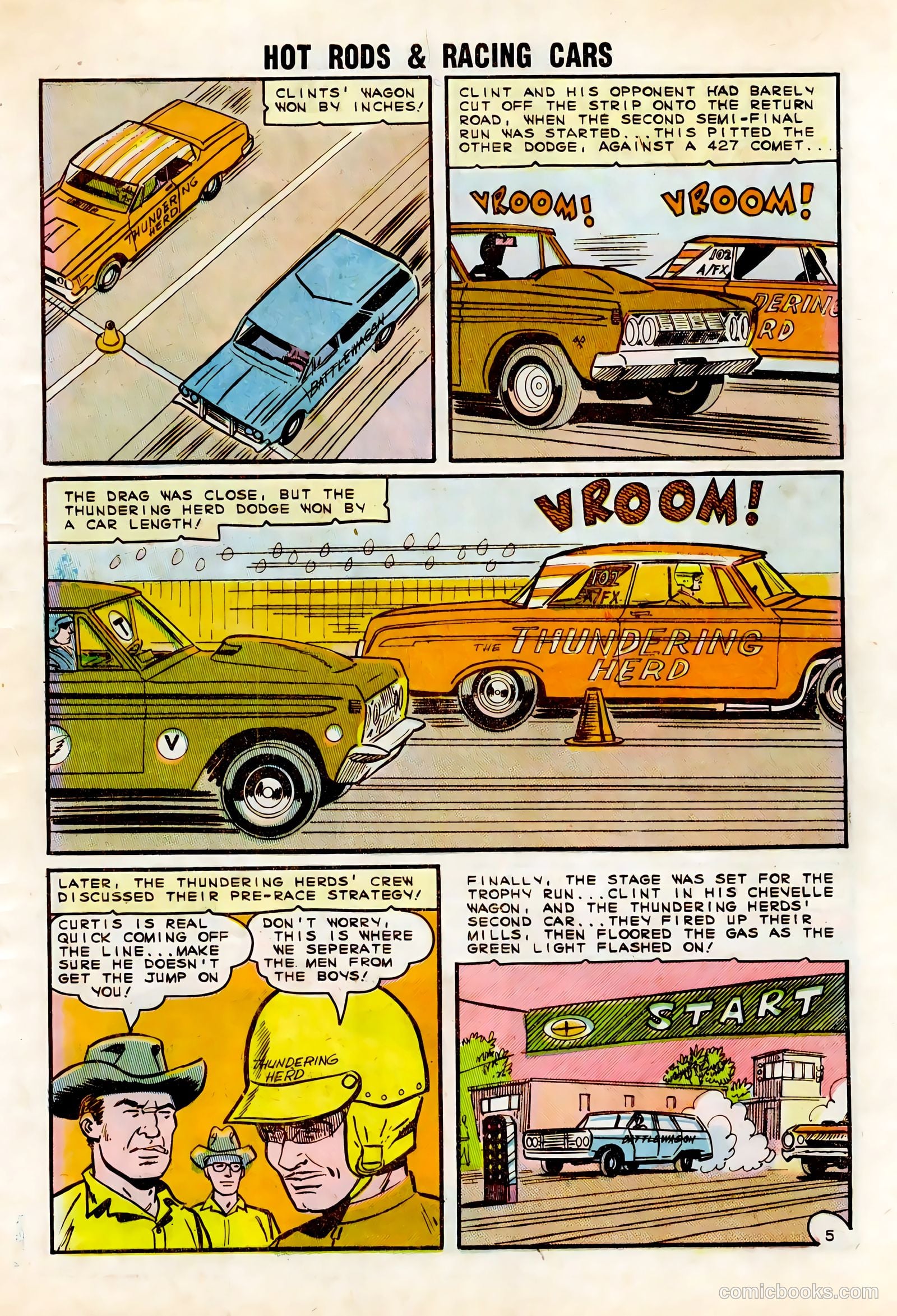 Hot Rods and Racing Cars #74 (1965) — page 9 of 36