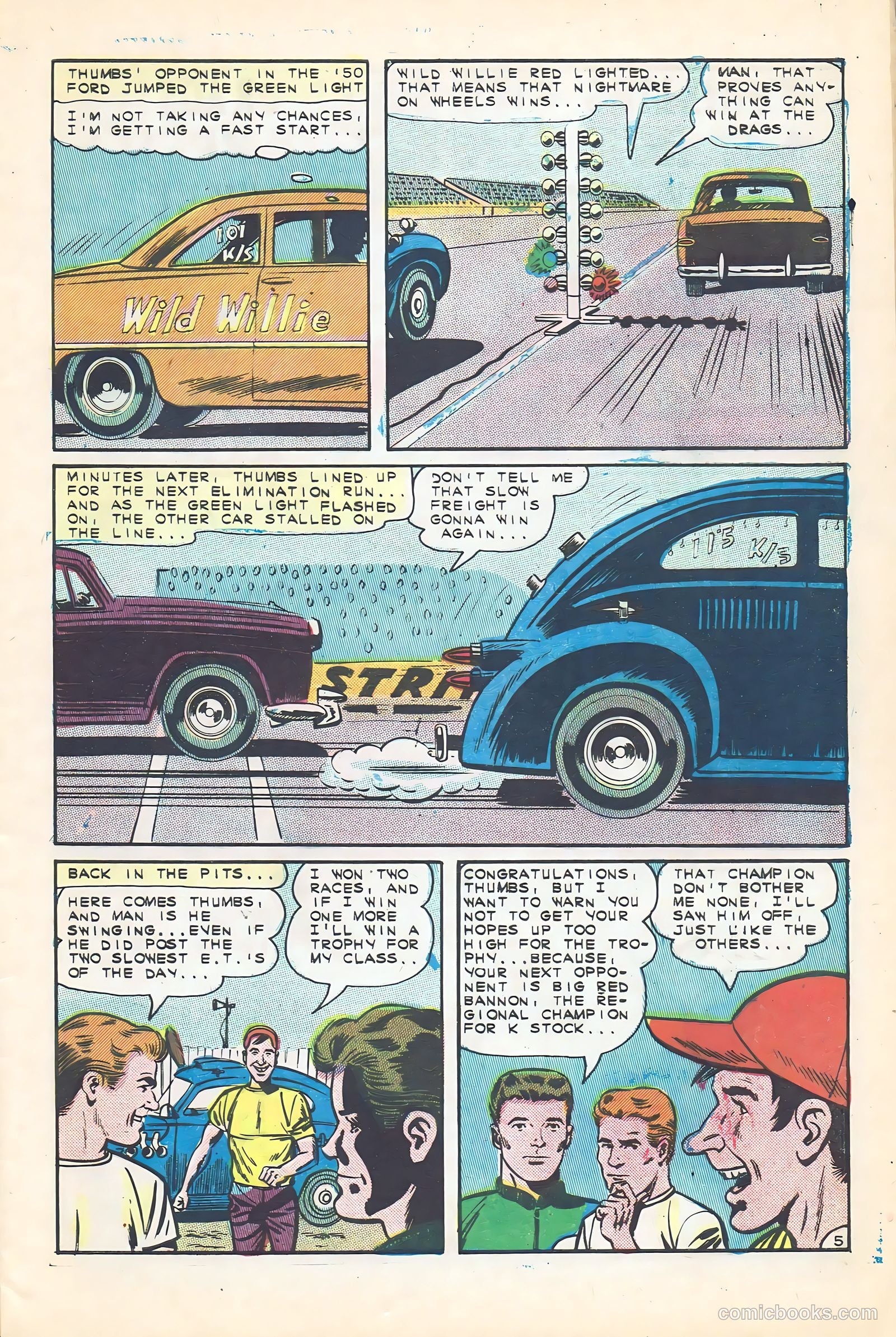 Hot Rods and Racing Cars #76 (1965) — page 9 of 36