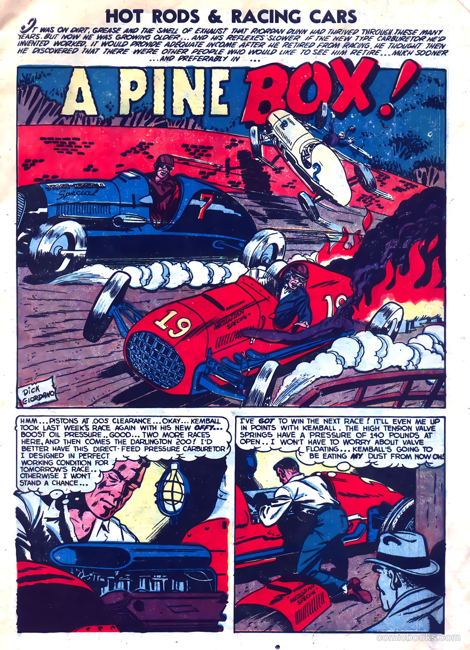 Hot Rods and Racing Cars #8 (1953) — page 3 of 36