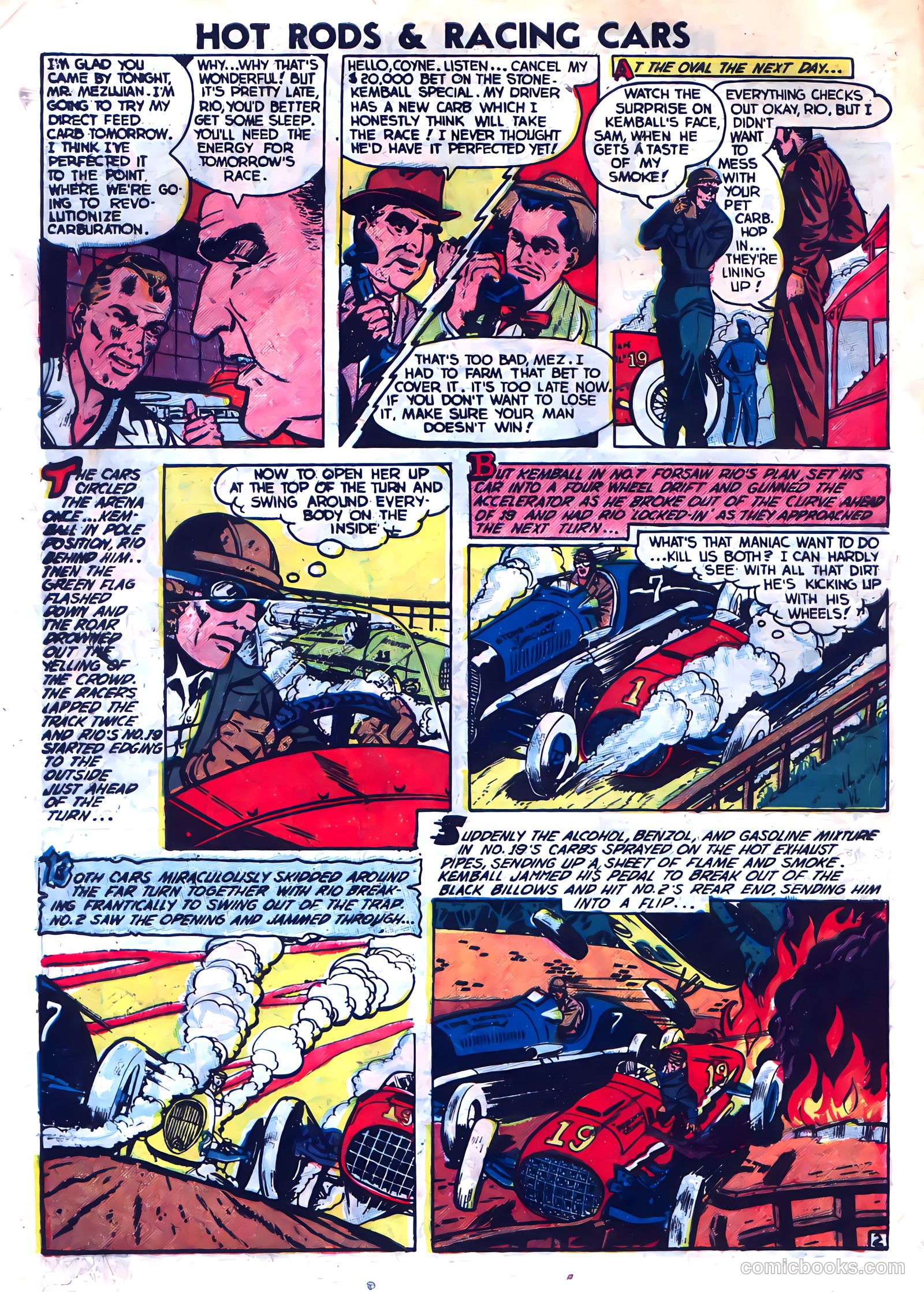 Hot Rods and Racing Cars #8 (1953) — page 4 of 36