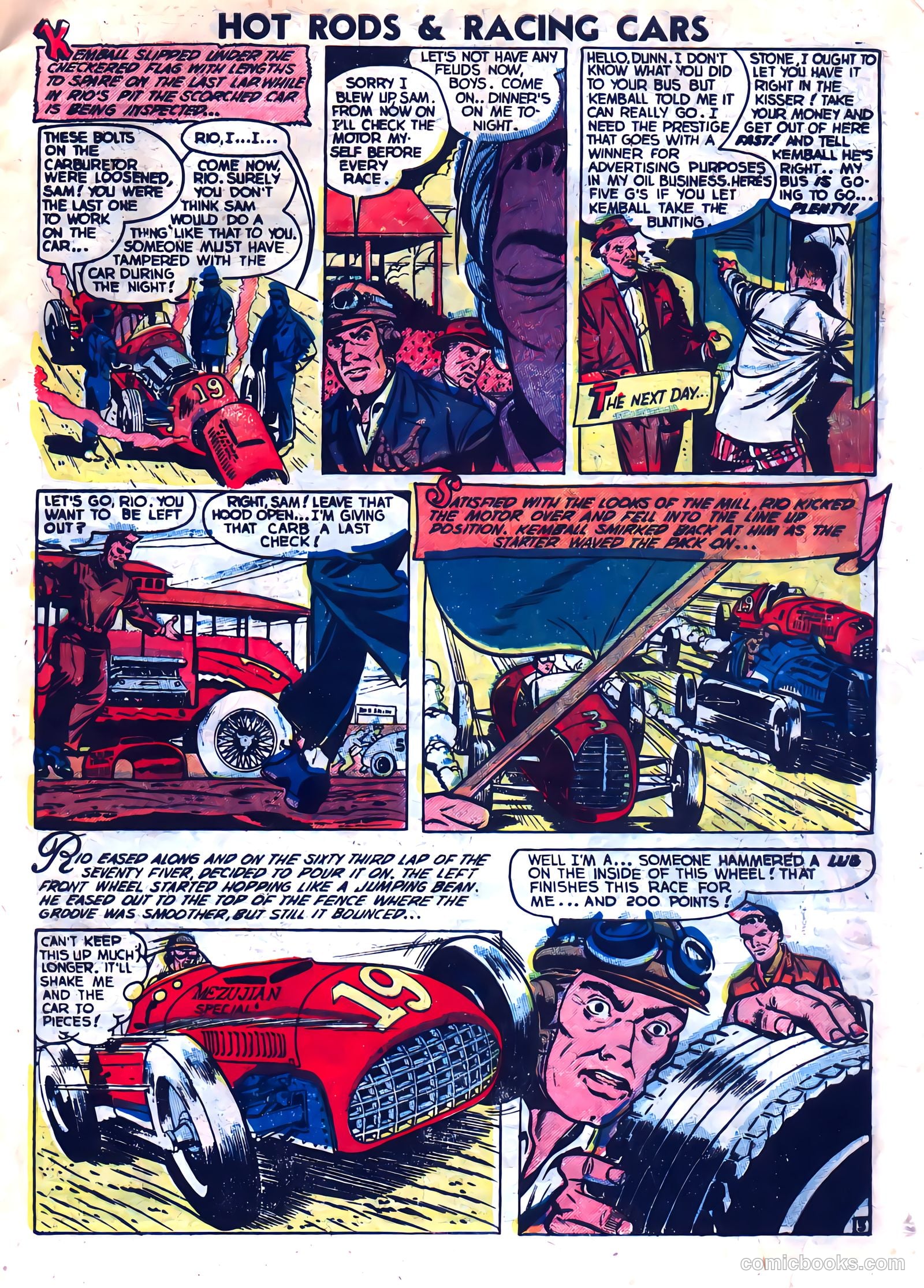 Hot Rods and Racing Cars #8 (1953) — page 5 of 36