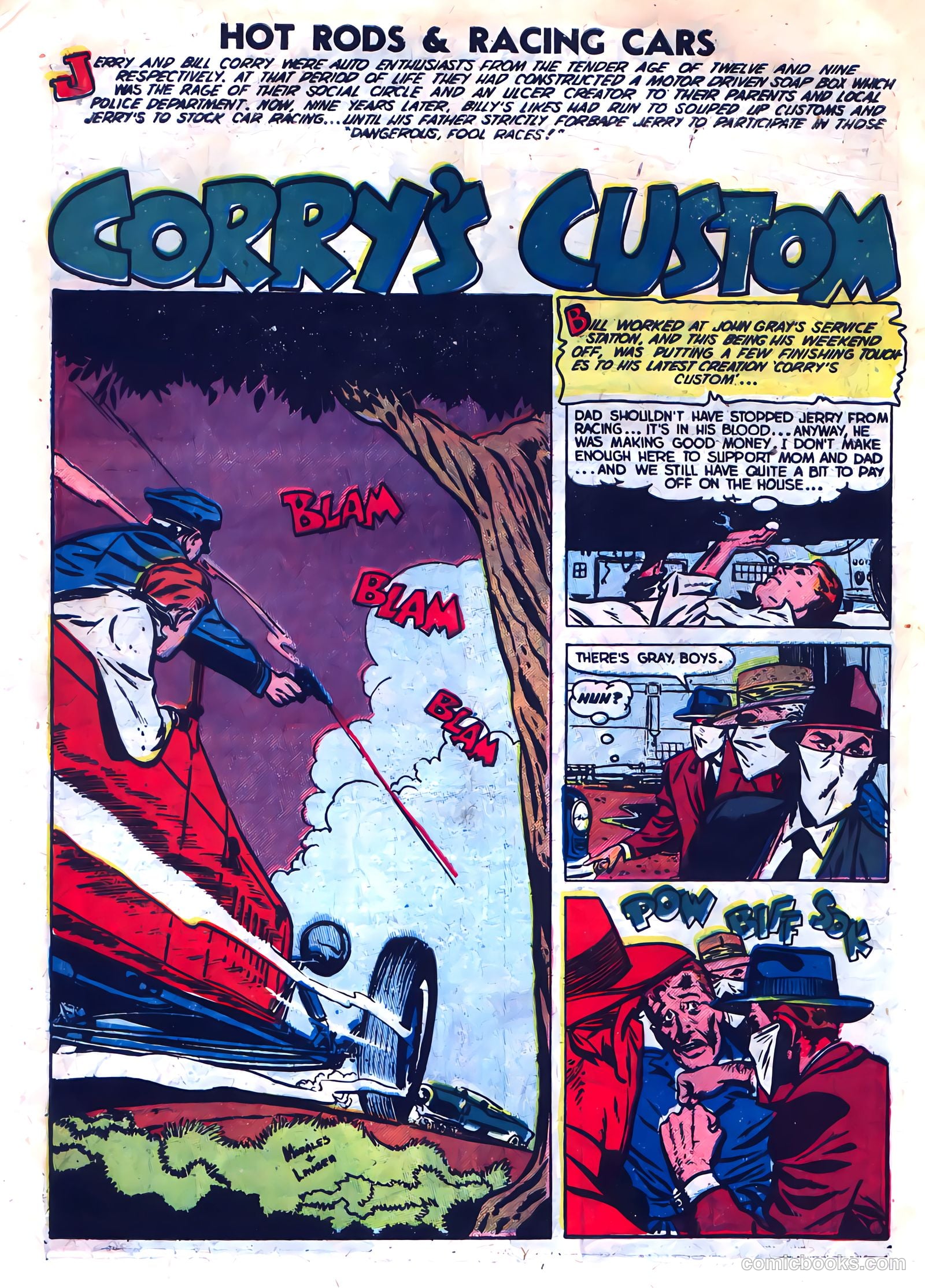 Hot Rods and Racing Cars #8 (1953) — page 8 of 36
