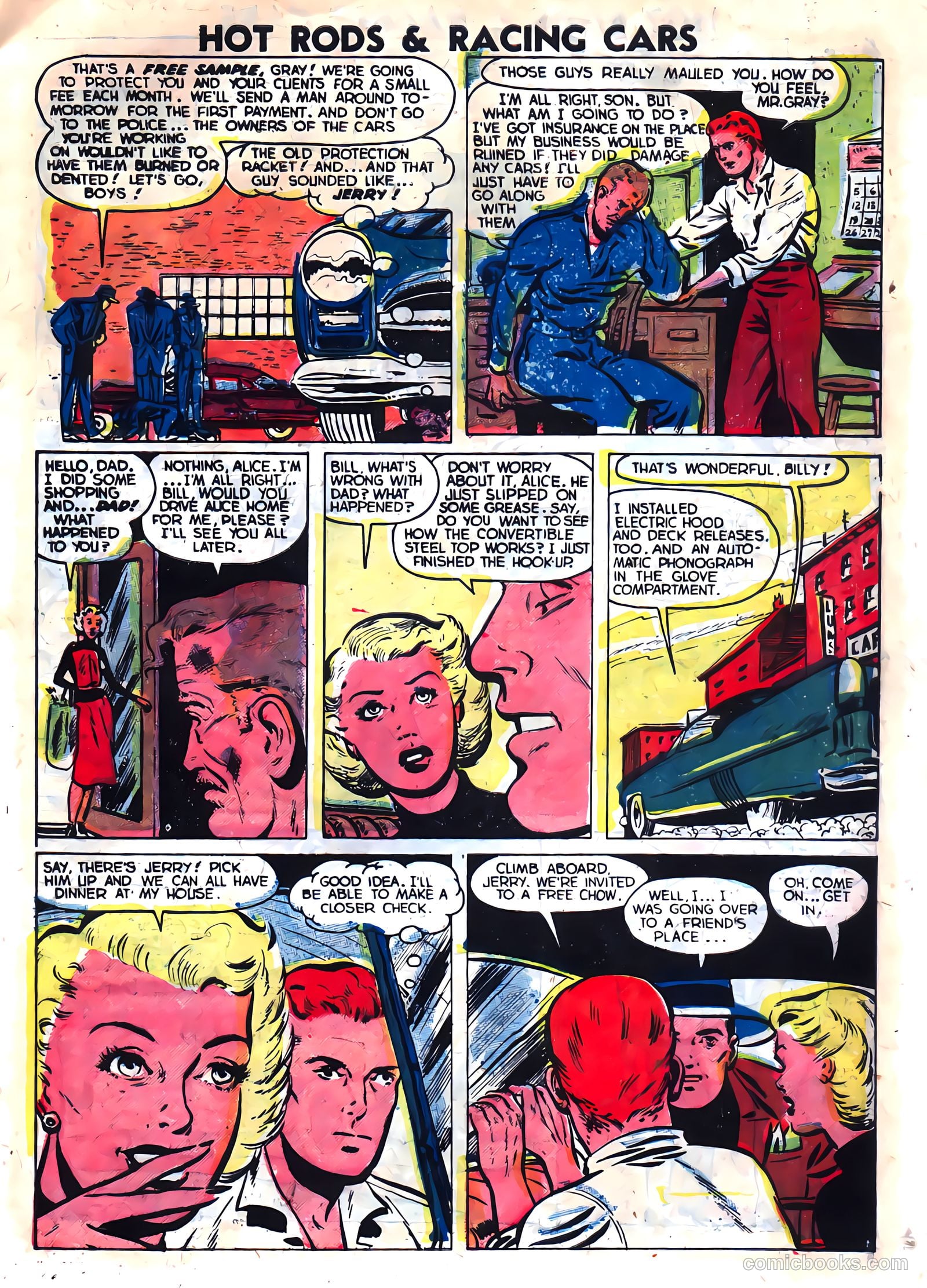 Hot Rods and Racing Cars #8 (1953) — page 9 of 36