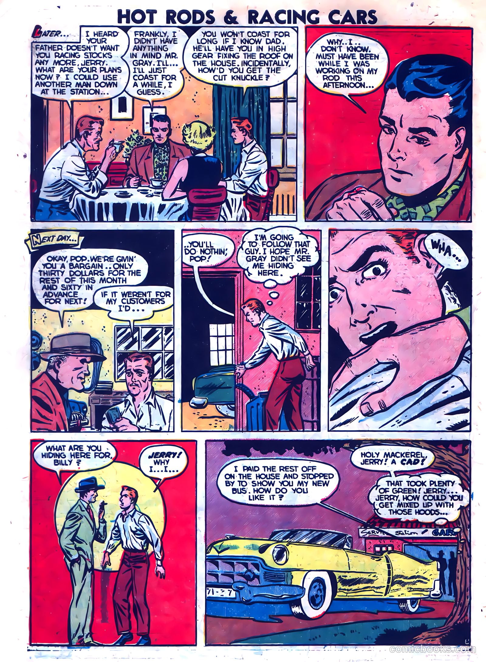 Hot Rods and Racing Cars #8 (1953) — page 10 of 36