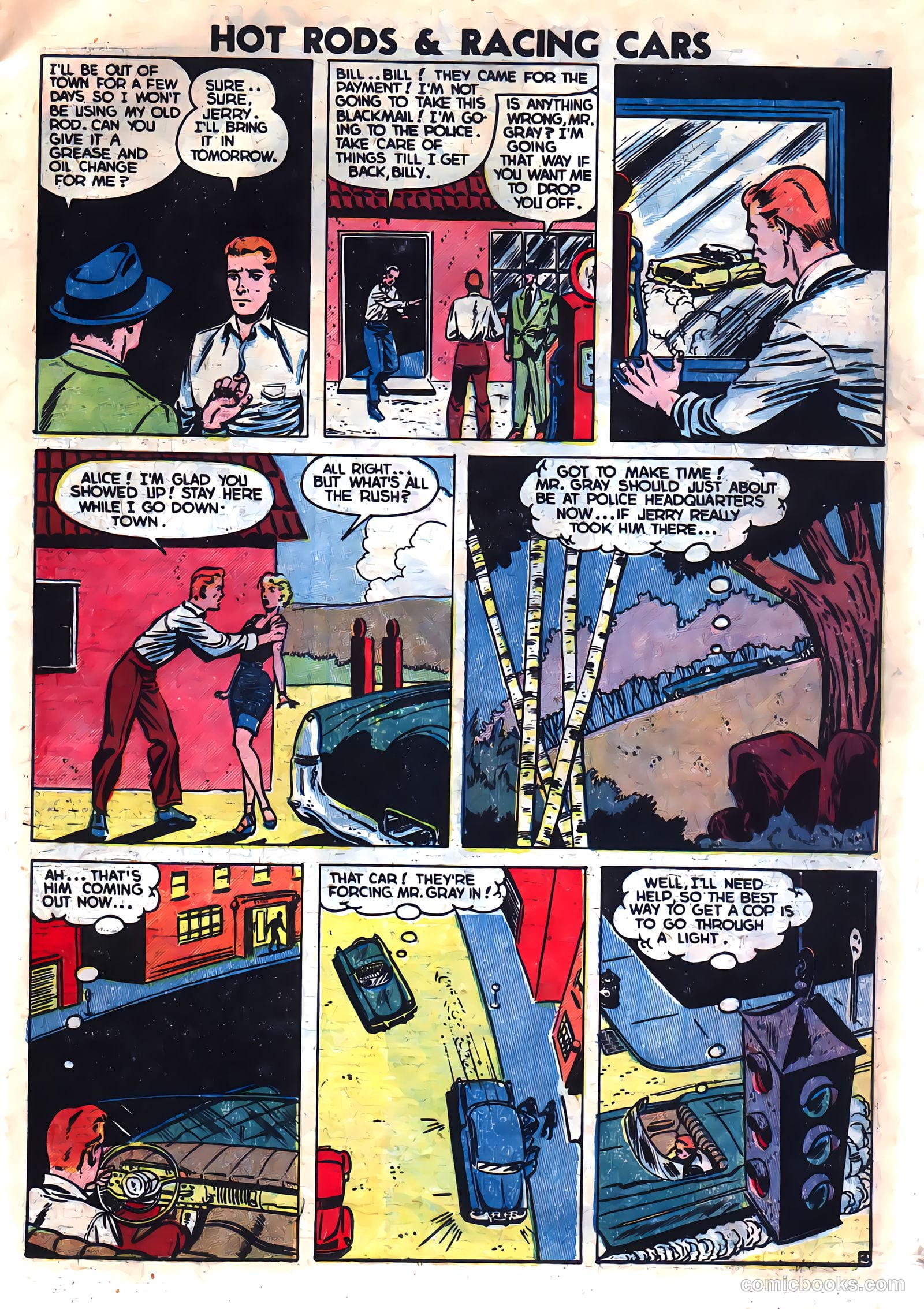 Hot Rods and Racing Cars #8 (1953) — page 11 of 36