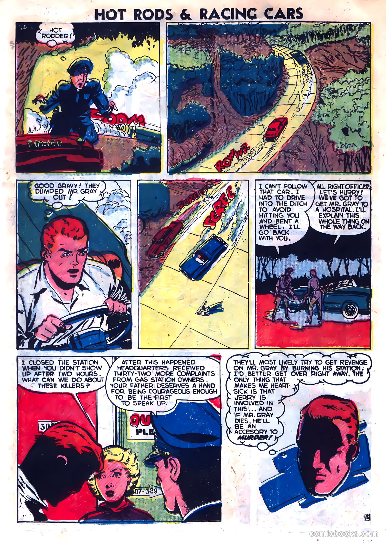 Hot Rods and Racing Cars #8 (1953) — page 12 of 36