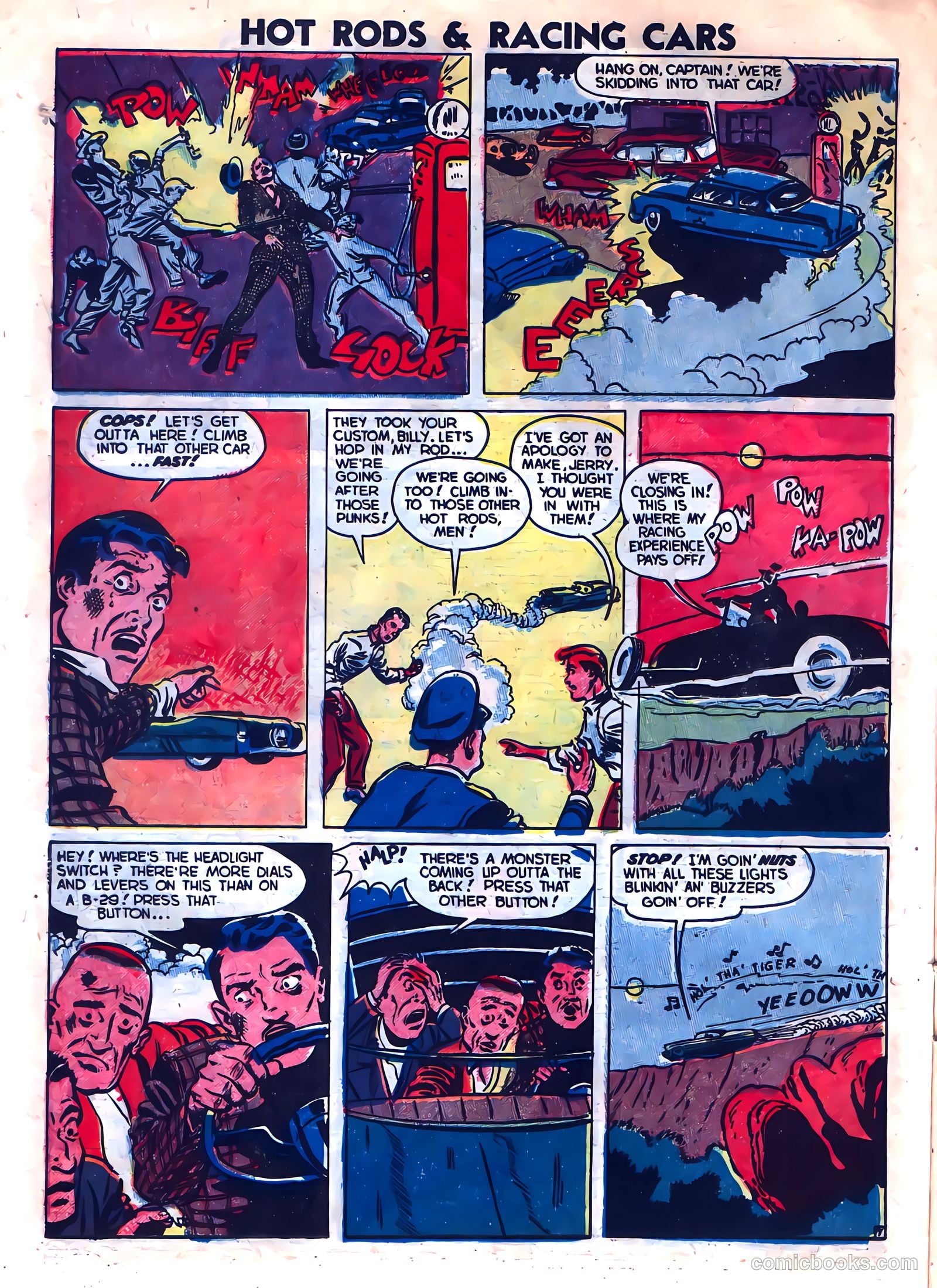 Hot Rods and Racing Cars #8 (1953) — page 14 of 36