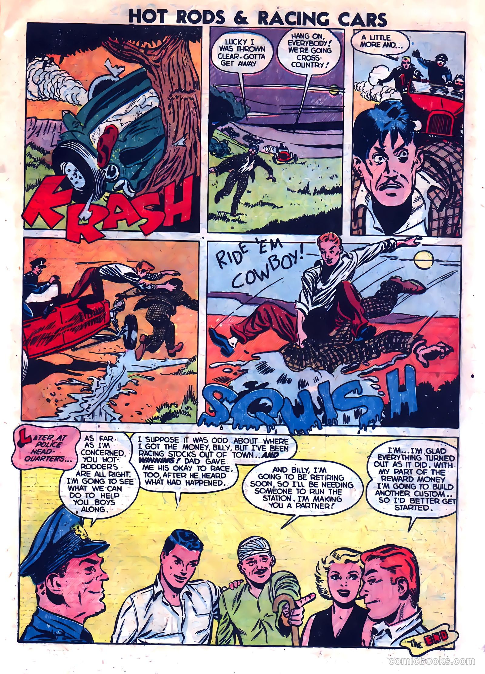 Hot Rods and Racing Cars #8 (1953) — page 15 of 36