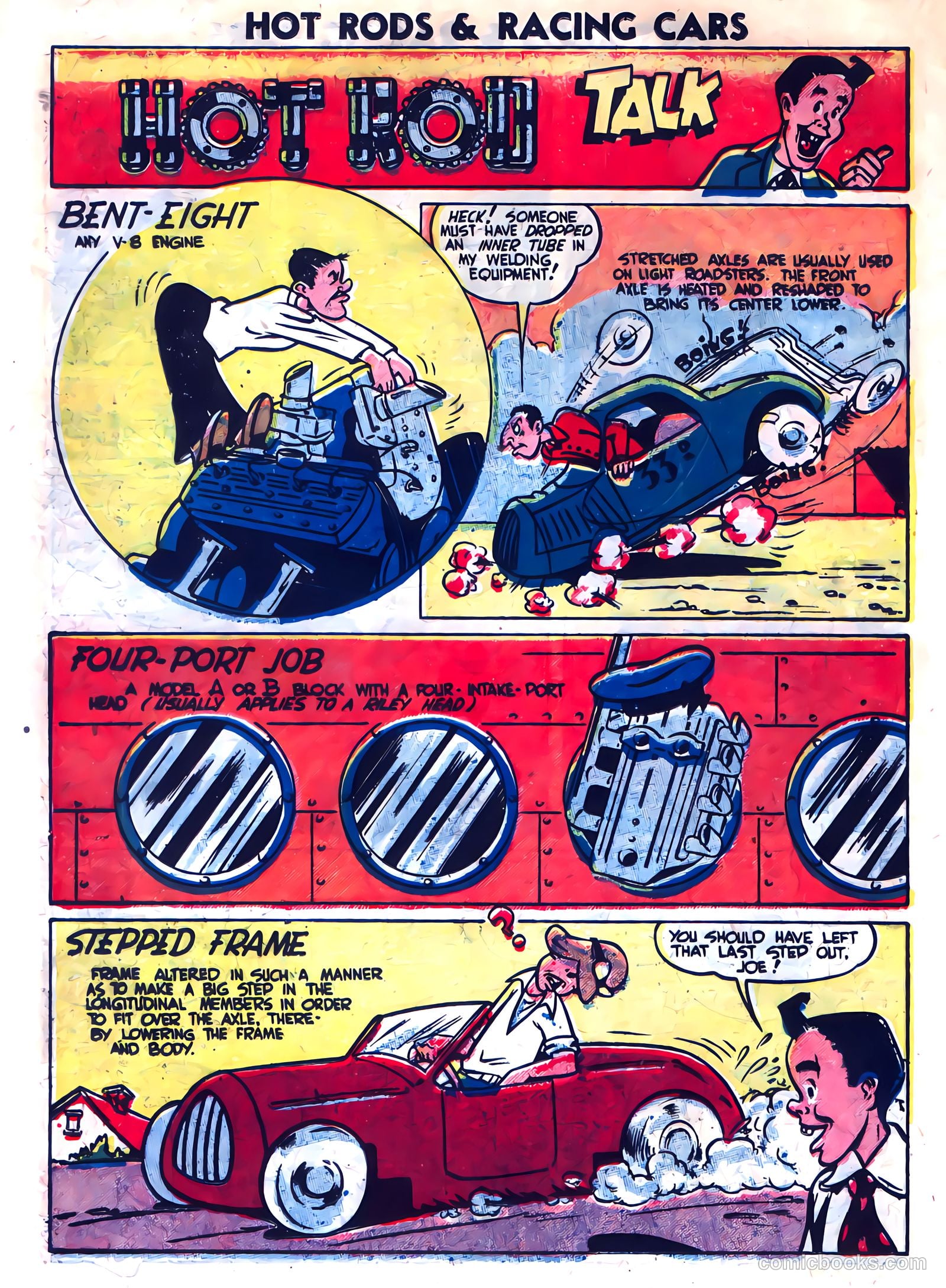 Hot Rods and Racing Cars #8 (1953) — page 16 of 36