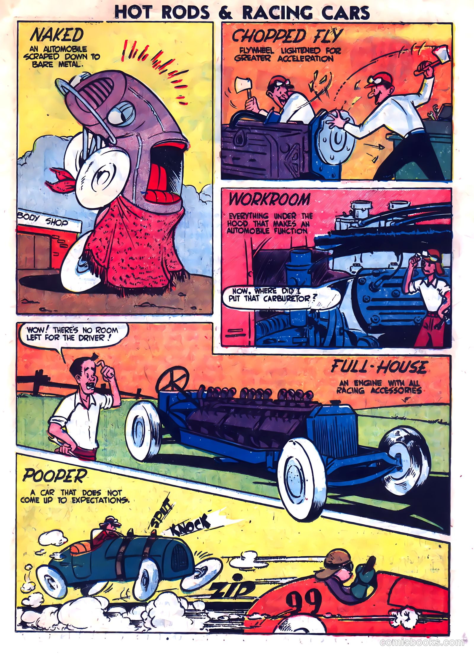 Hot Rods and Racing Cars #8 (1953) — page 17 of 36