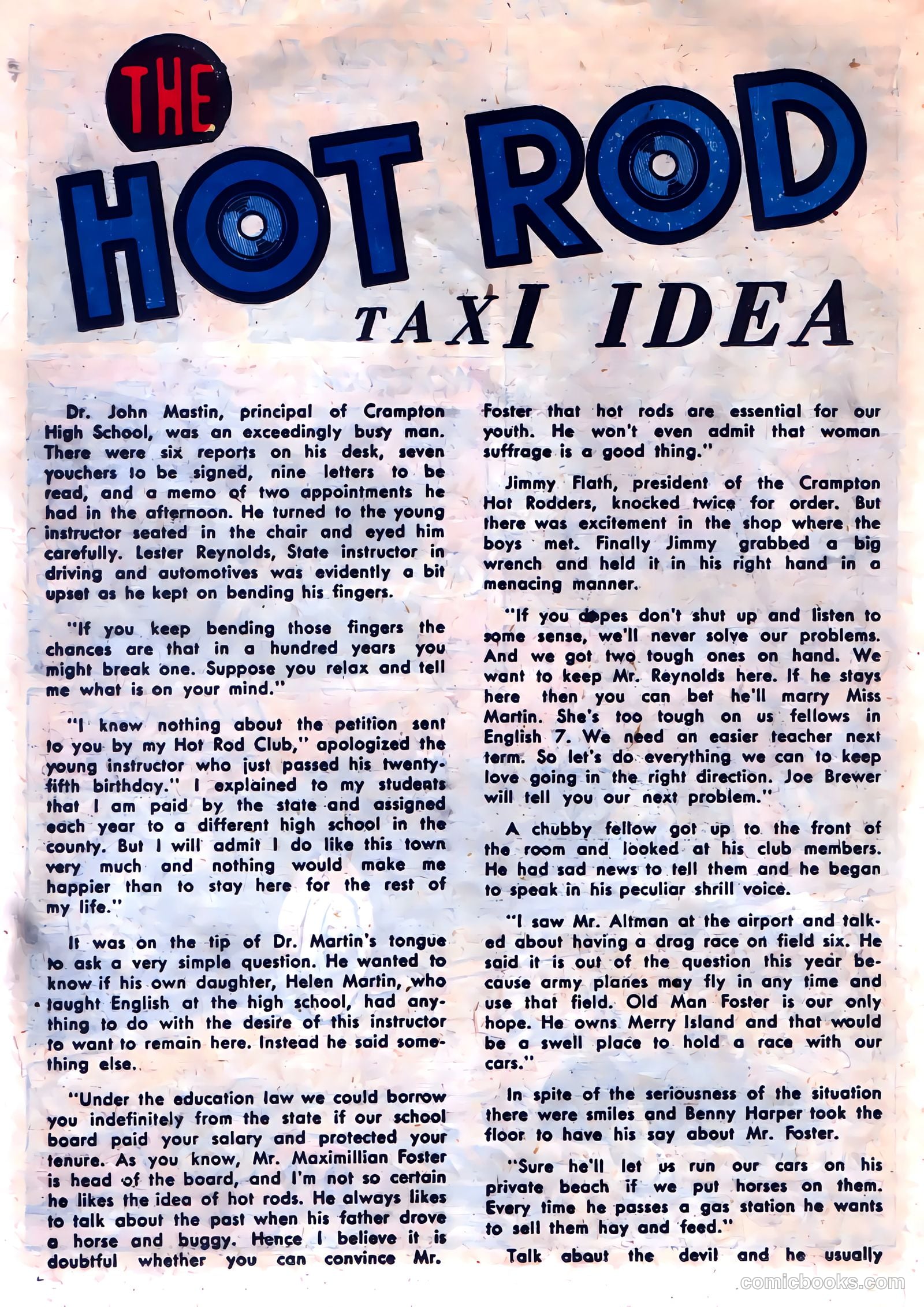Hot Rods and Racing Cars #8 (1953) — page 18 of 36