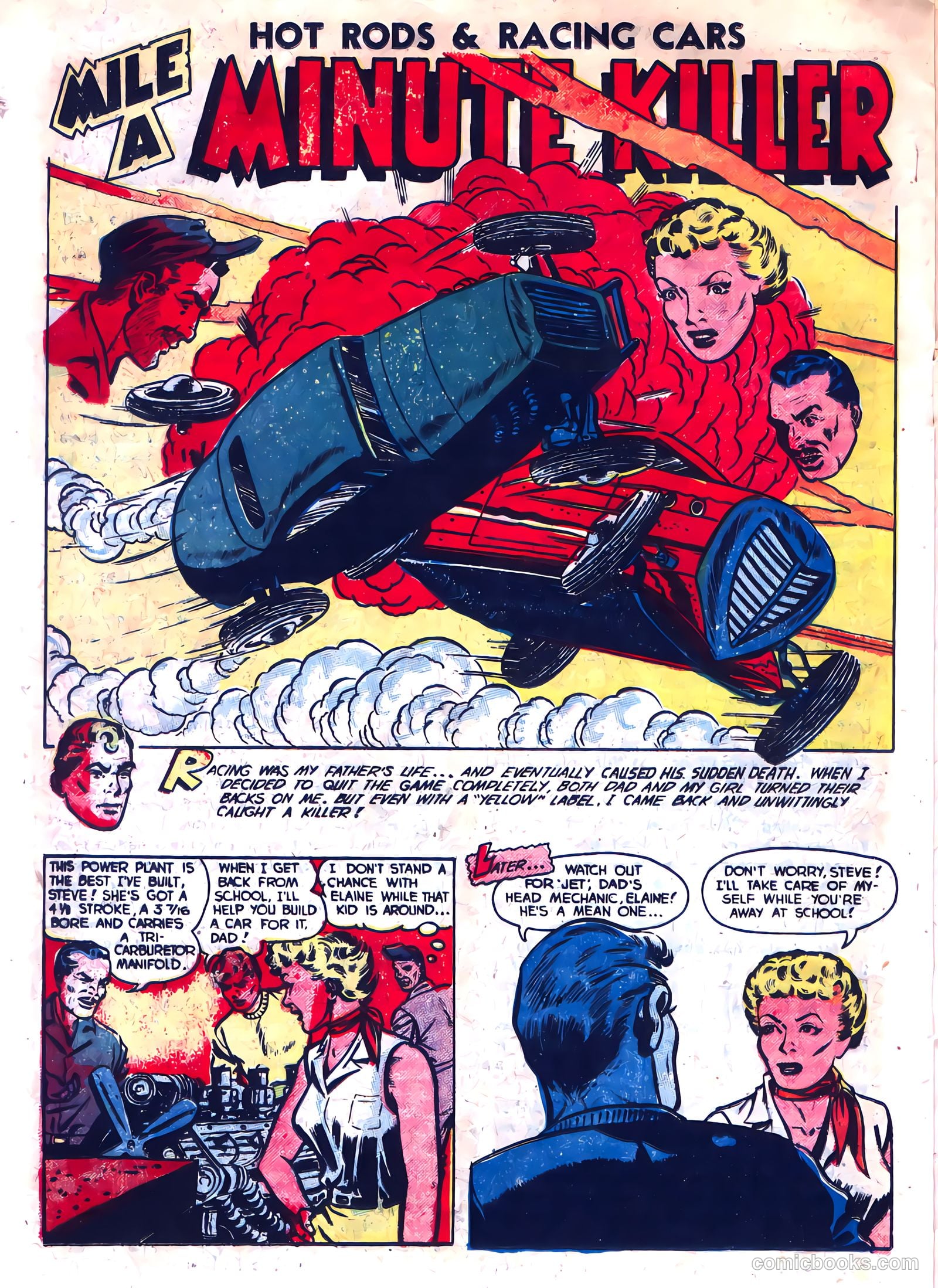 Hot Rods and Racing Cars #8 (1953) — page 20 of 36